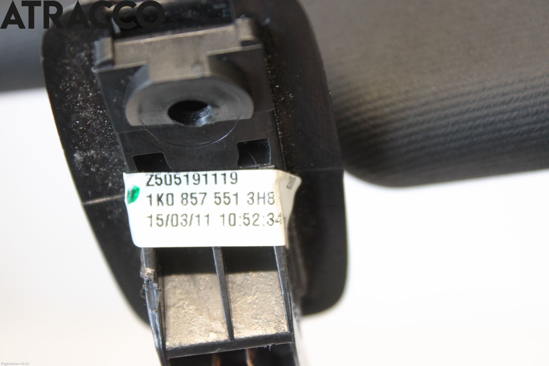 Volkswagen VW GOLF VI 09-13 Innr Solskjerm