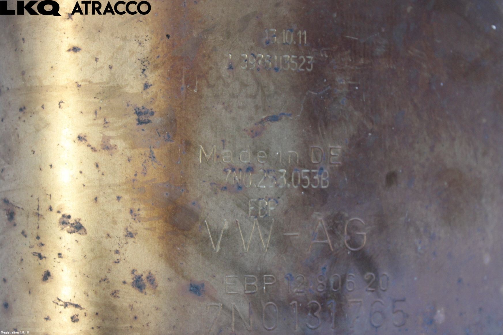 Volkswagen VW SHARAN 11- Eksos Partikketfilter