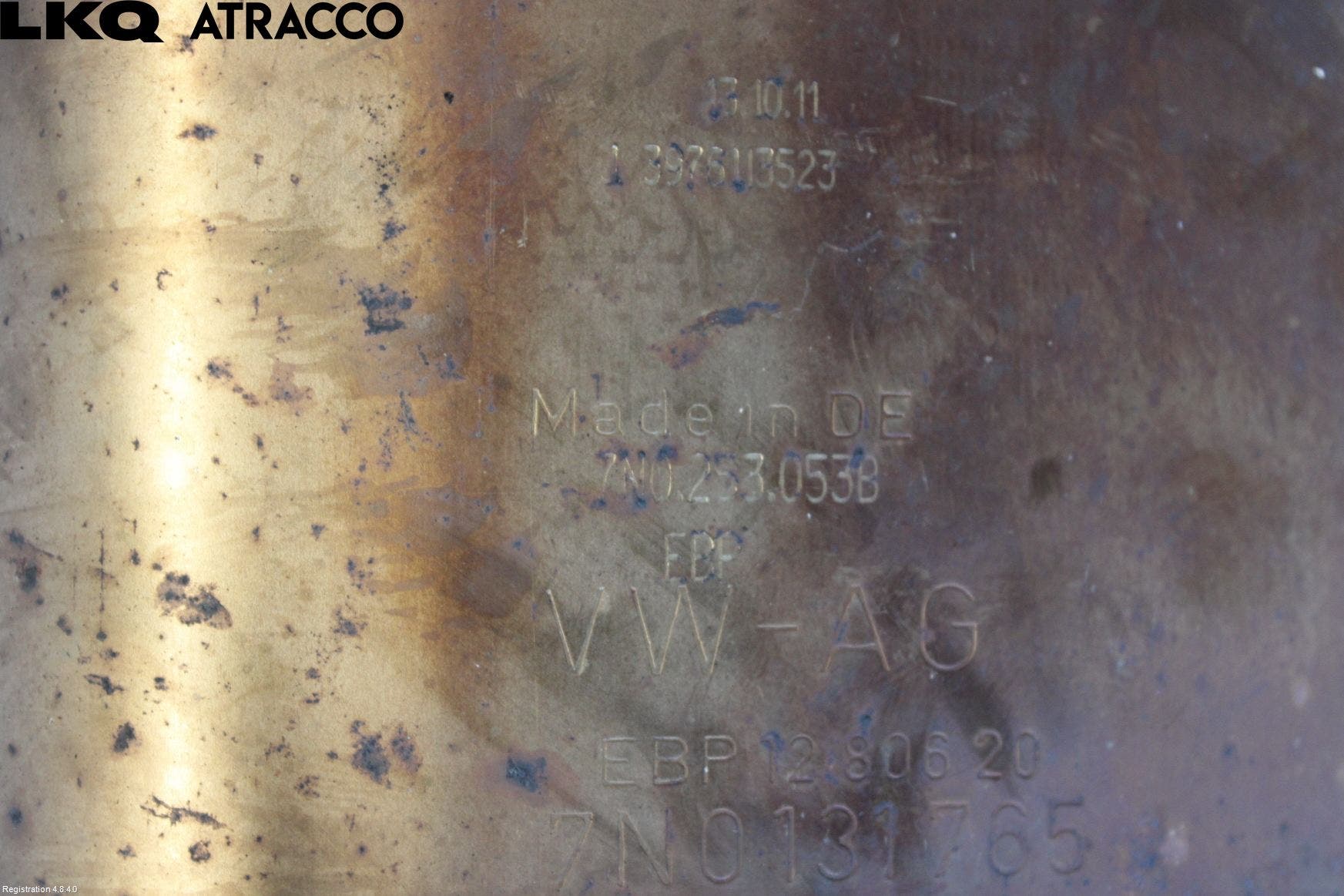 Volkswagen VW SHARAN 11- Eksos Partikketfilter