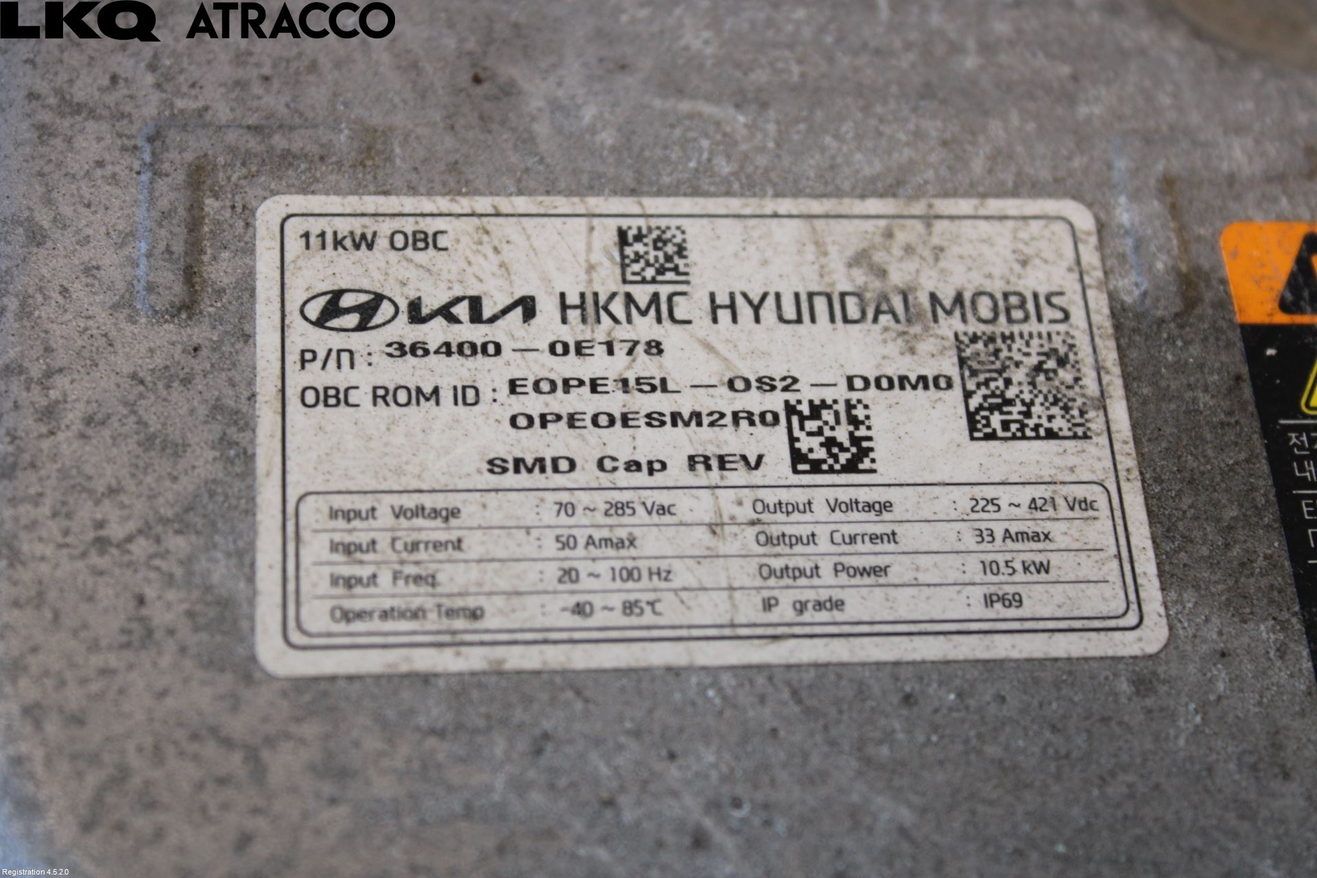 Hyundai KONA/ELECTRIC OS 18-23 Batterilader Hybrid