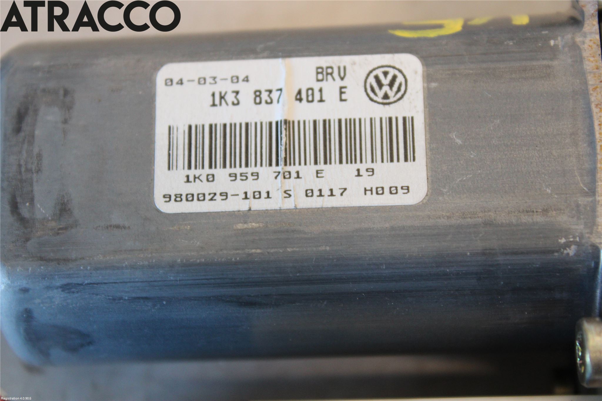 Volkswagen VW GOLF V 04-09 Vindusheismotor