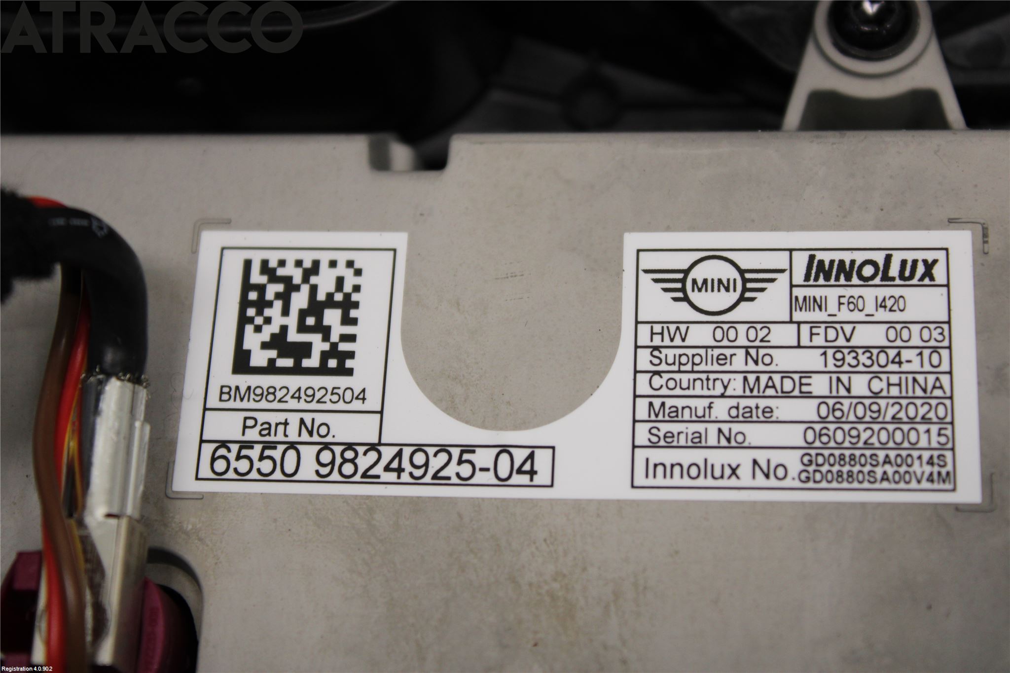 Mini COUNTRYMAN F60 17-23 Multifunktionsdisplay