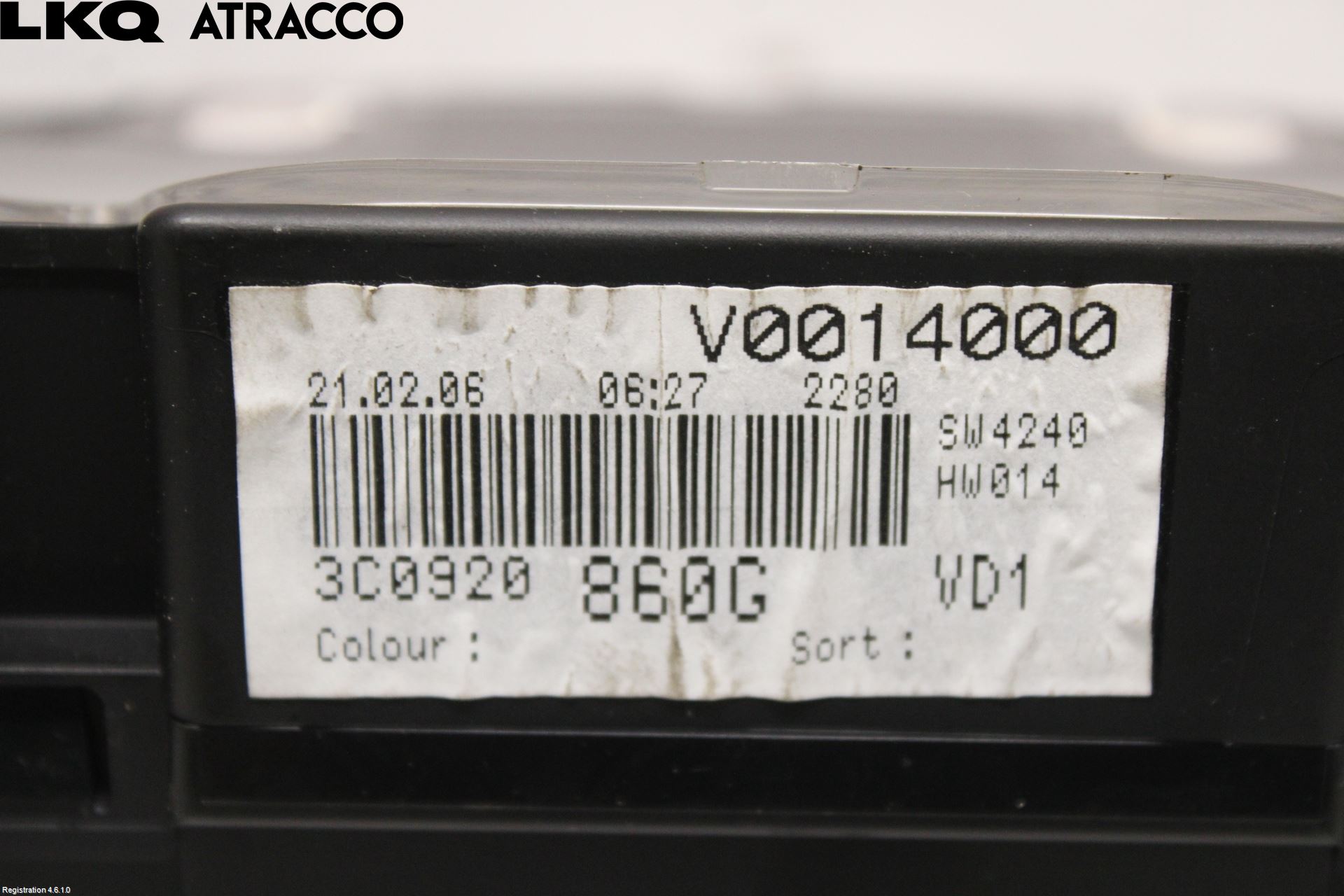 Volkswagen VW PASSAT 05-11 Instr Kombinert