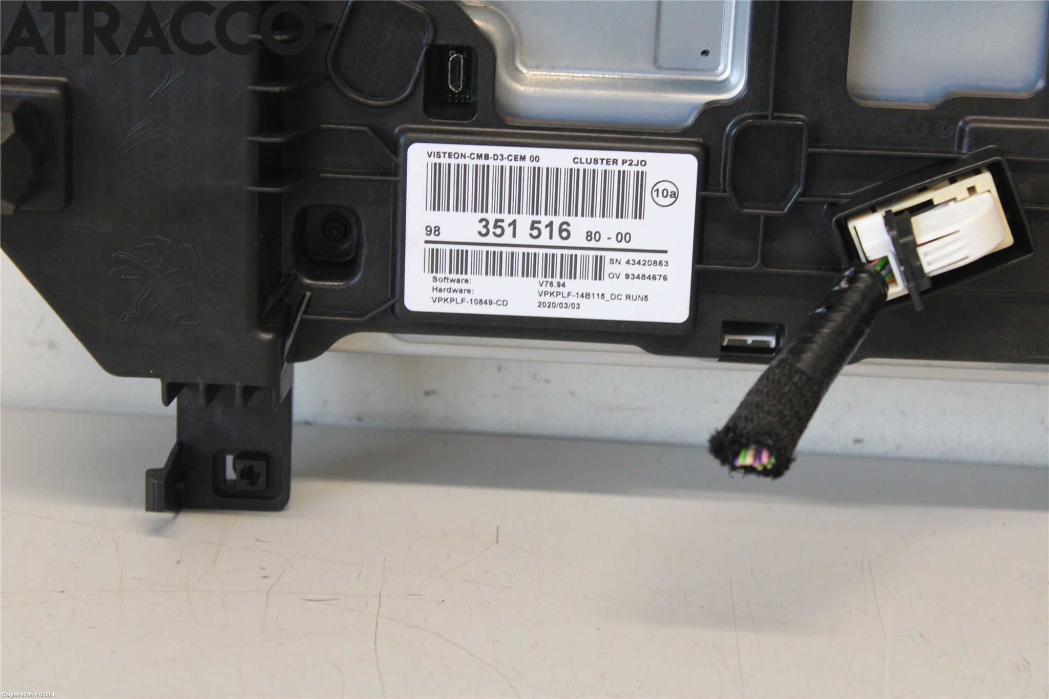 Opel CORSA F, CORSA-E 20- Instr Kombinert