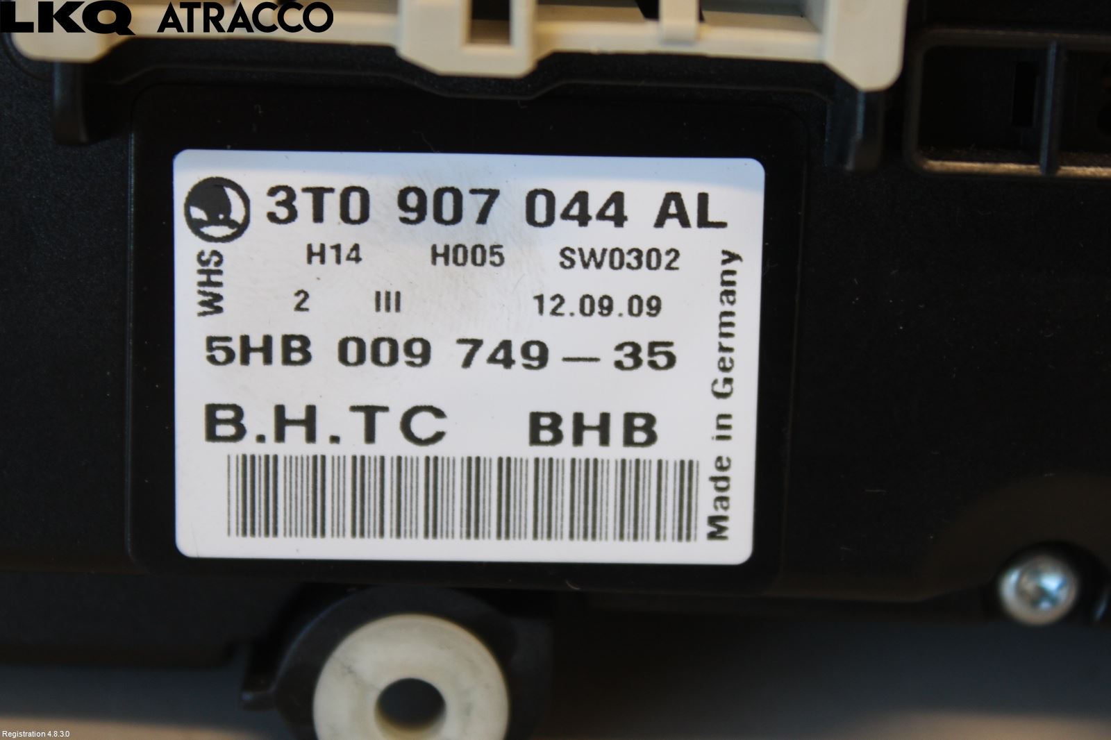 Skoda OCTAVIA (1Z) 05-13 Varme Ac Betjening-Display