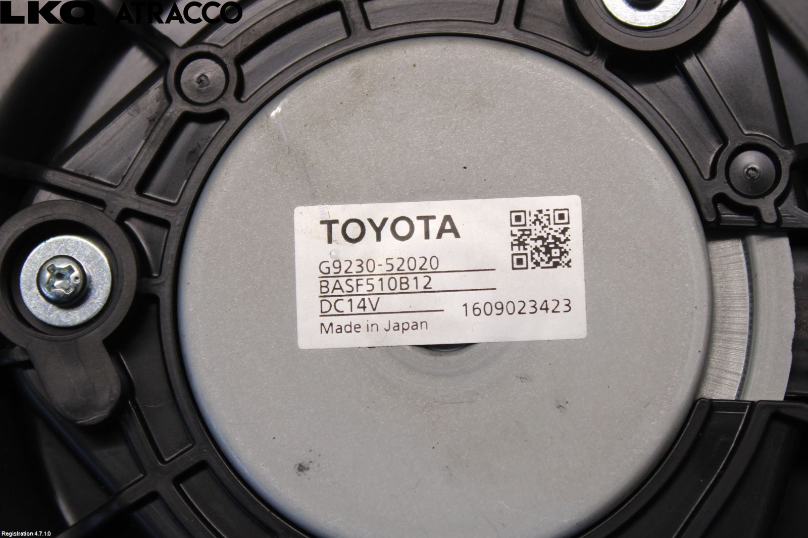 Toyota YARIS XP130 15-20 Kjølevifte Elektrisk