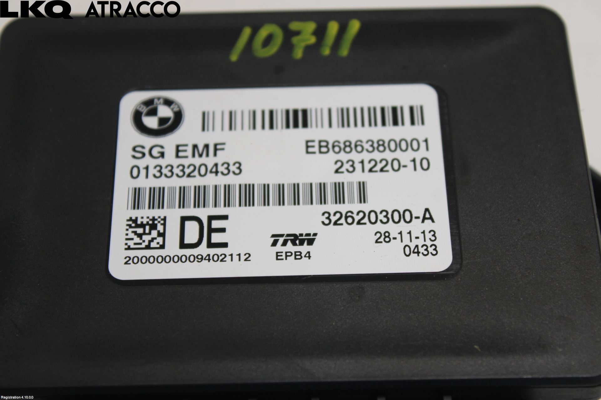 BMW 5 F10/F11/F18 09-17 Styreenhet Parkbrems