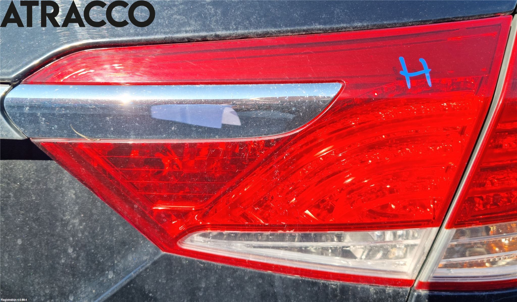 Hyundai i40 08-15 Baklykt Høyre  På Luke(Indre)