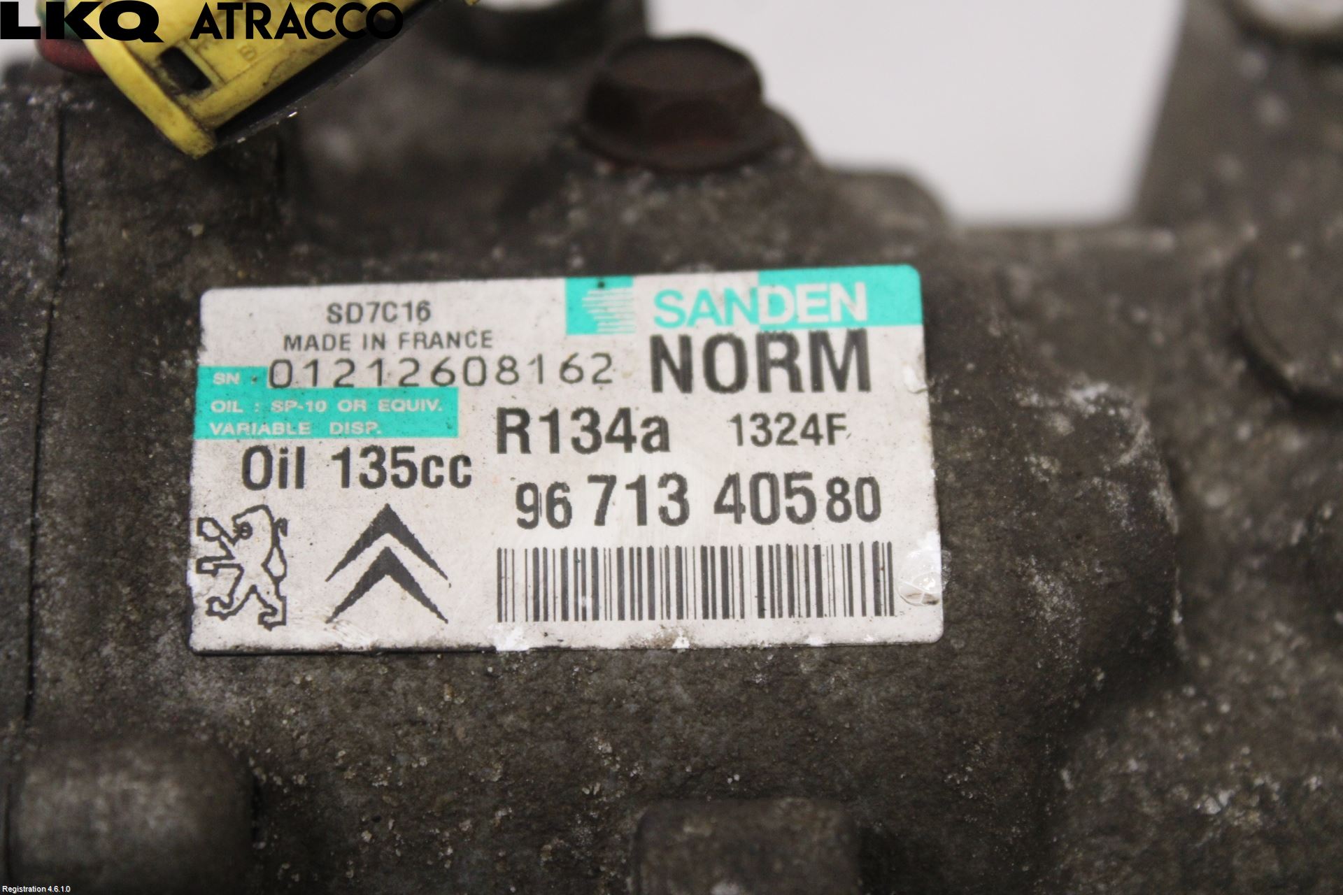 Peugeot 508 11-18 Varme Ac Kompressor