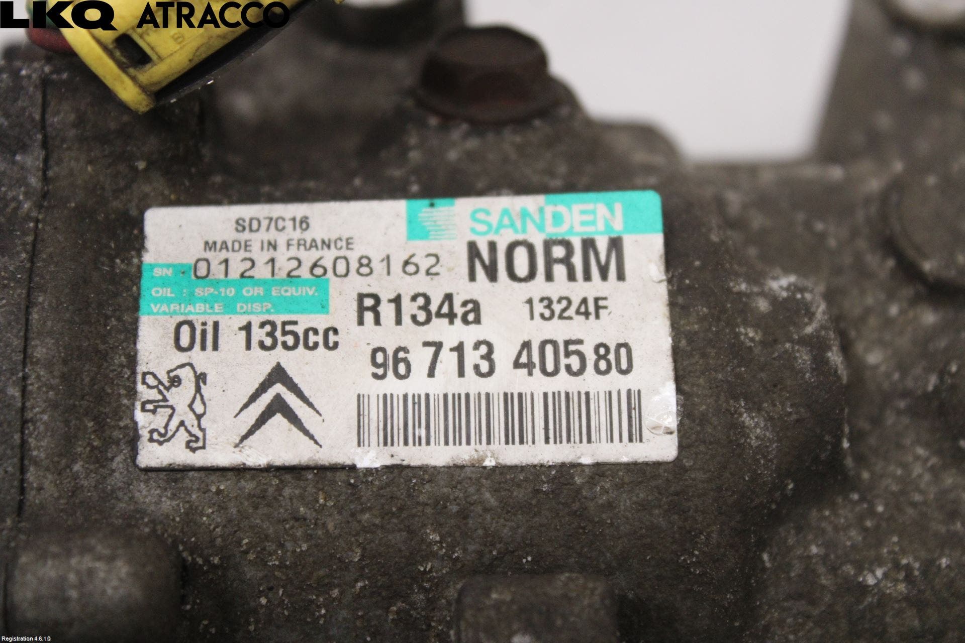 Peugeot 508 11-18 Varme Ac Kompressor