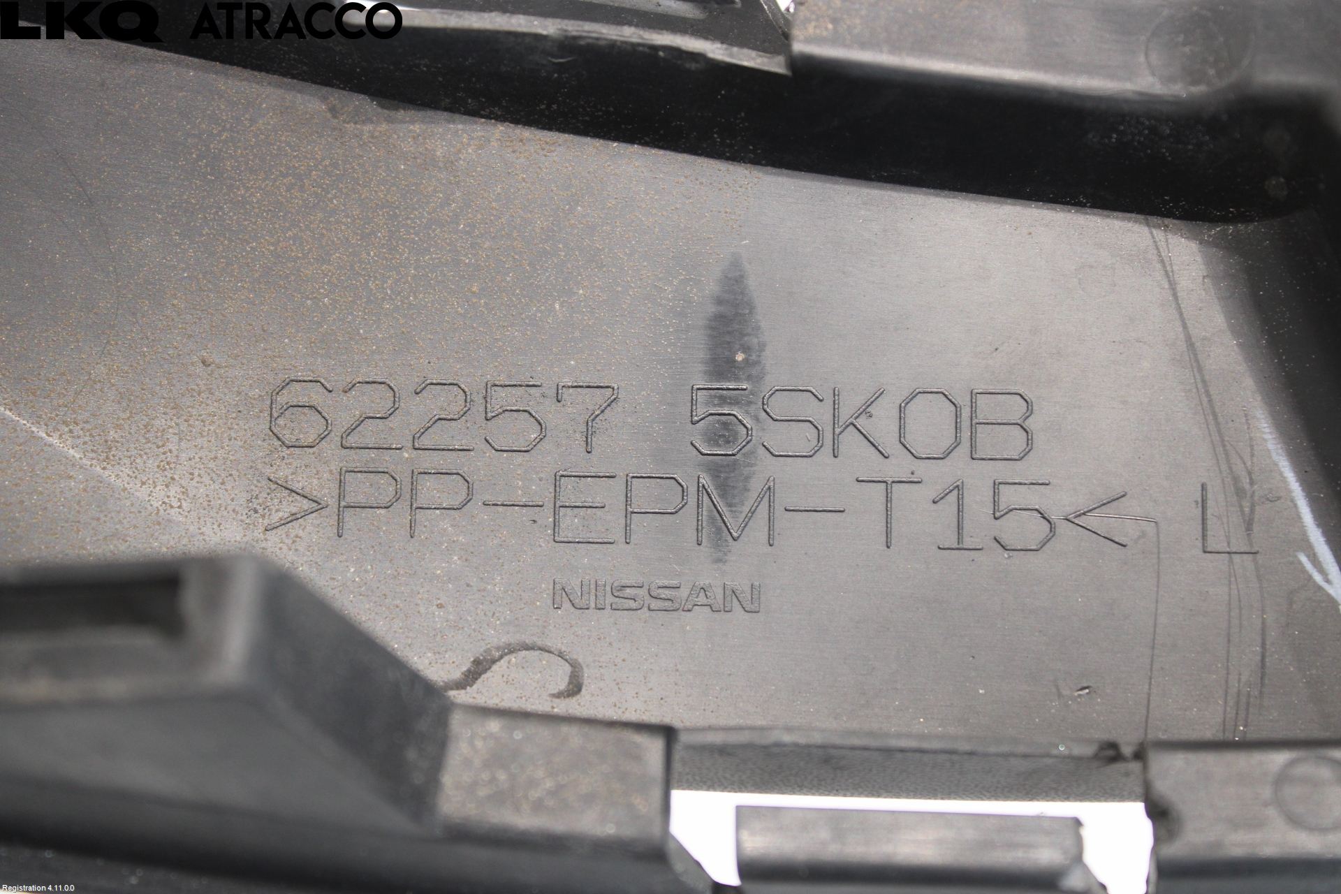 Nissan LEAF 18- Frontlykt Kurve-Tåkelys Ramme