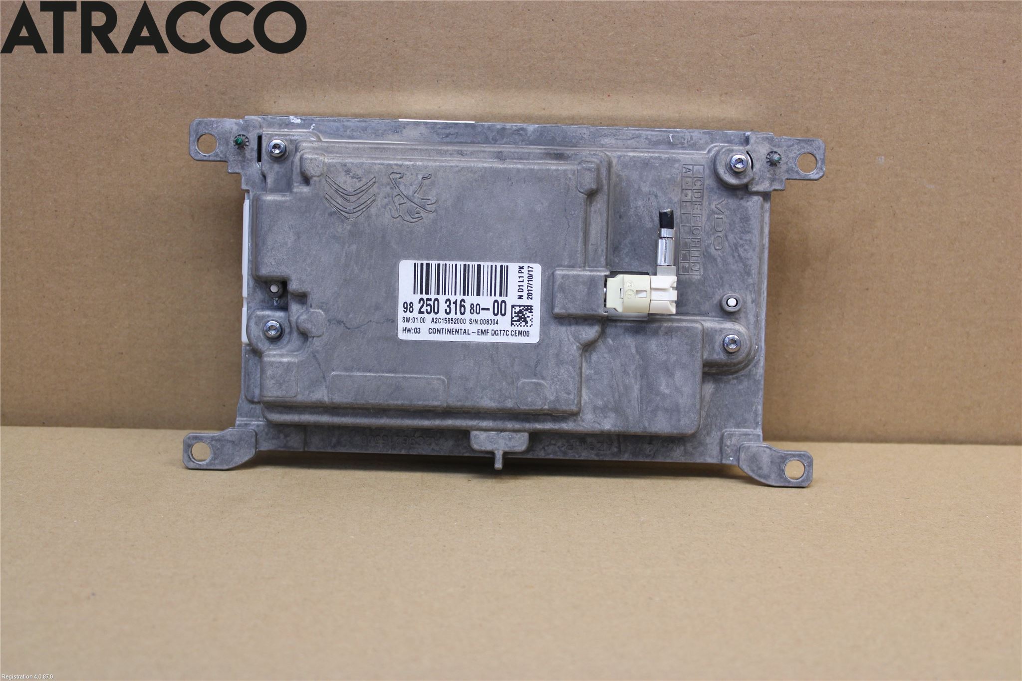 Citroen JUMPY/E-JUMPY 16- Multifunktionsdisplay