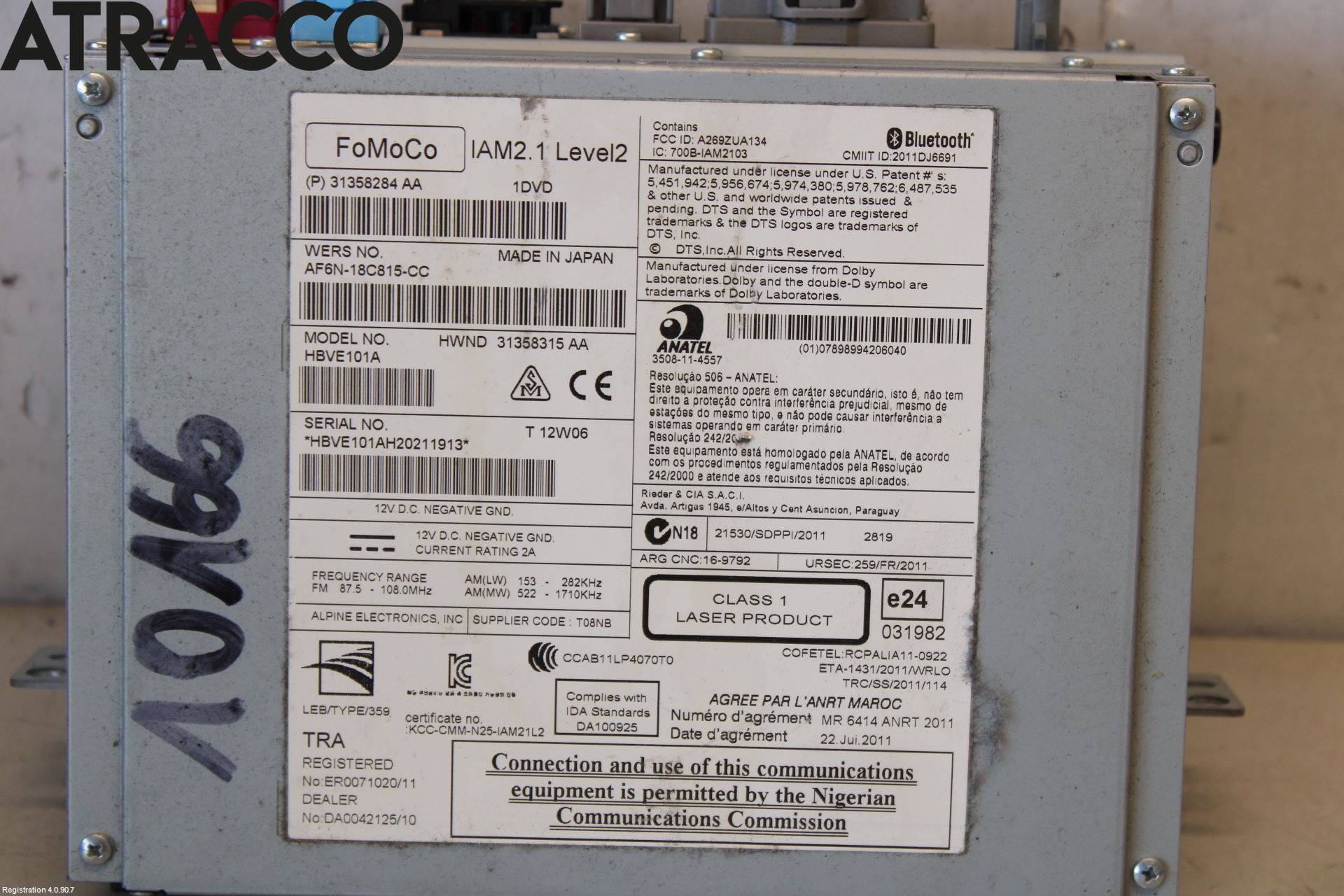 Volvo V70 08-13 Stereo Radio Med Cd