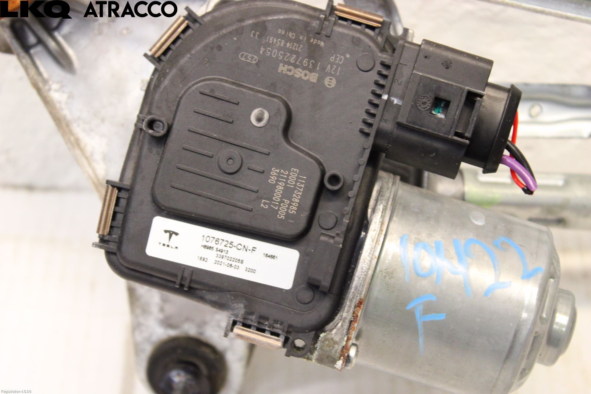 Tesla MODEL 3 17- Viskermotor Frontrute