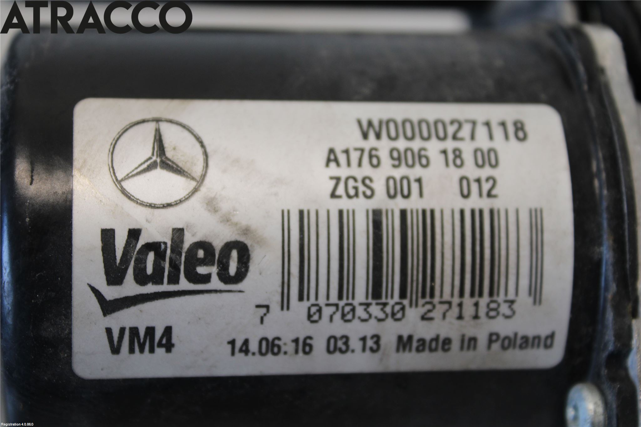 Mercedes-Benz MB CLA-KLASS (C117/X117) 13-19 Viskermotor Frontrute