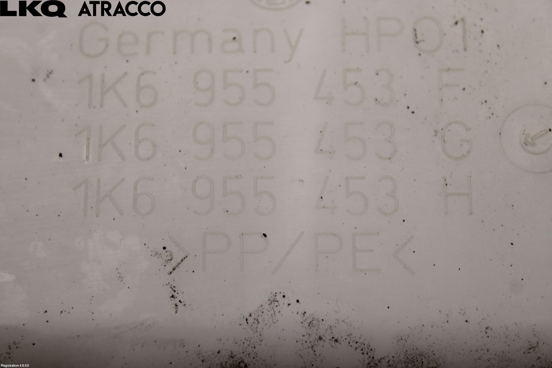 Volkswagen VW GOLF VI 09-13 Spylerbeholder Frontrute-Lykte