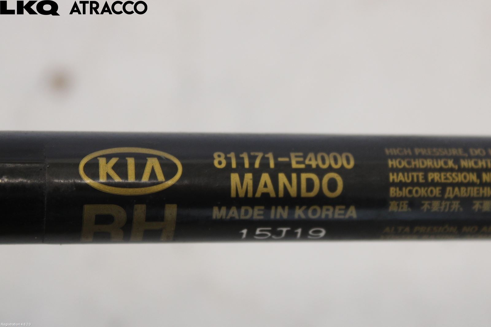 Kia SOUL 09- Panser Demper-Gassfjær