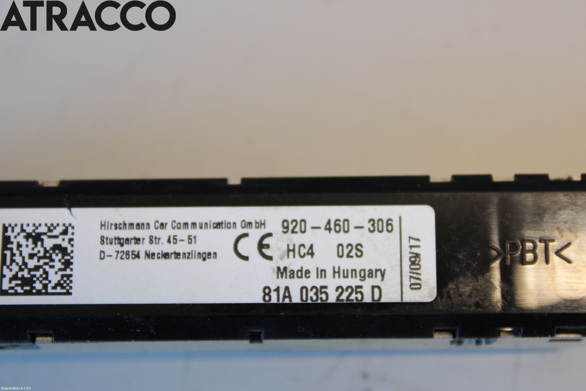 Audi Q2/SQ2 17- Stereo Antenneforsterker