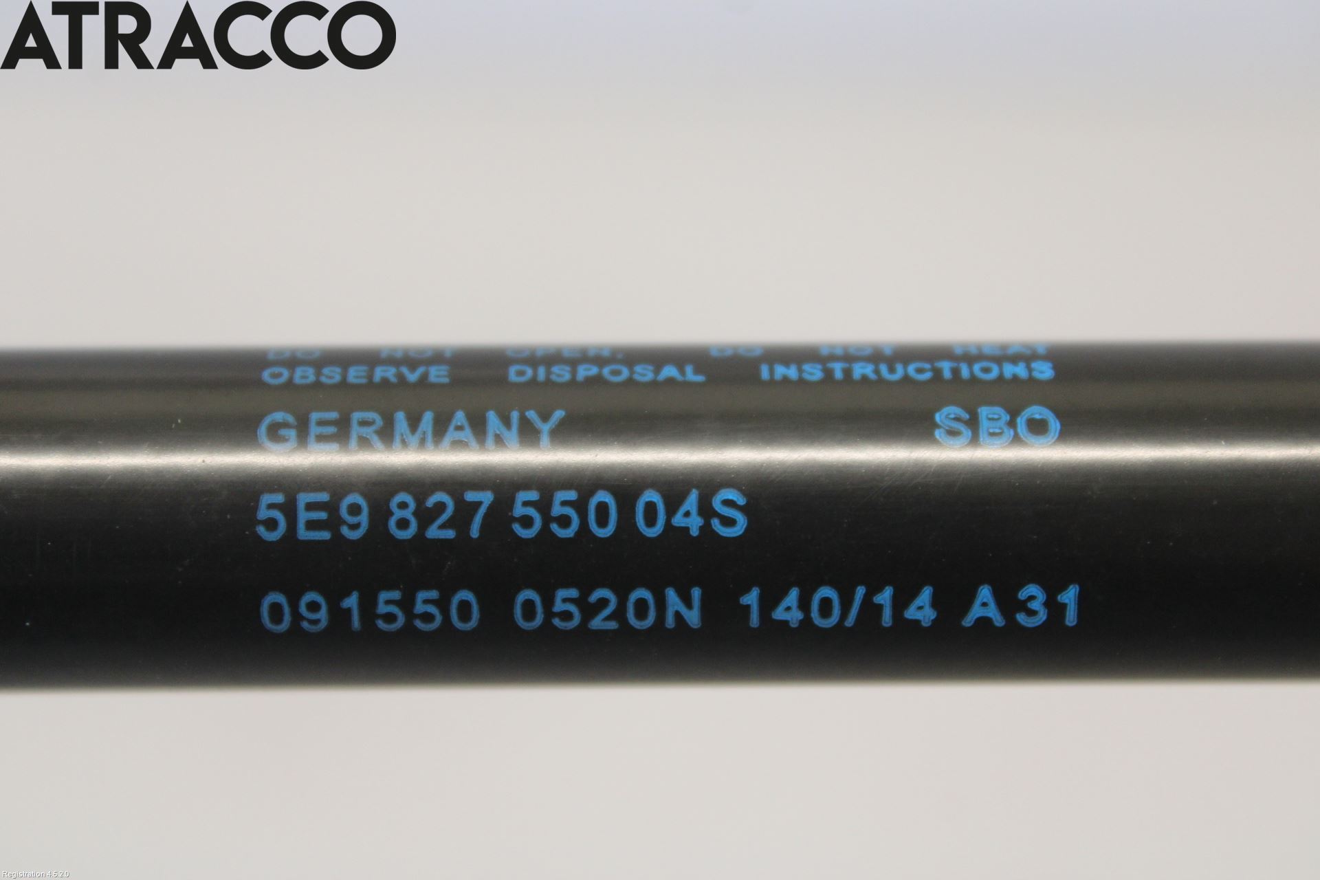 Skoda OCTAVIA (5E) 13-20 Bakluke Demper-Gassfjær