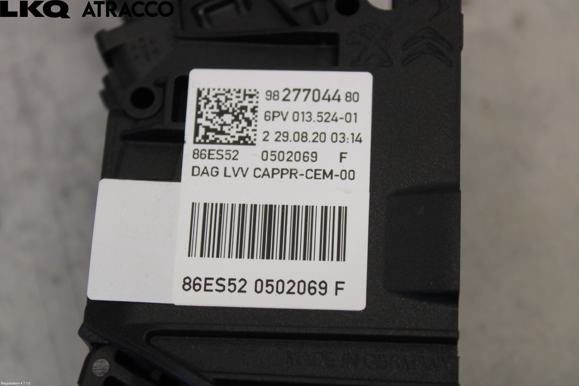 Peugeot 208/E-208 20- Gasspedal