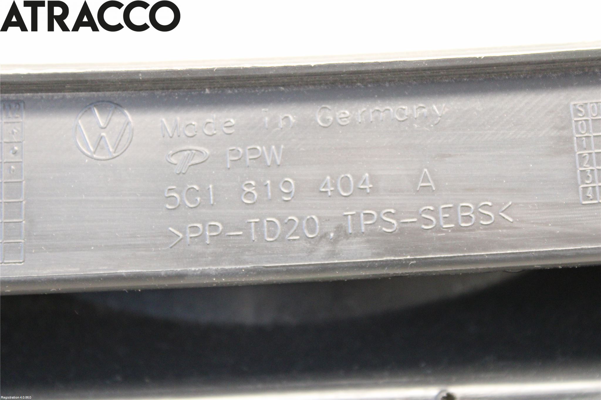 Volkswagen VW GOLF / E-GOLF VII 13-20 Visker Deksel-Grill-Under Frr