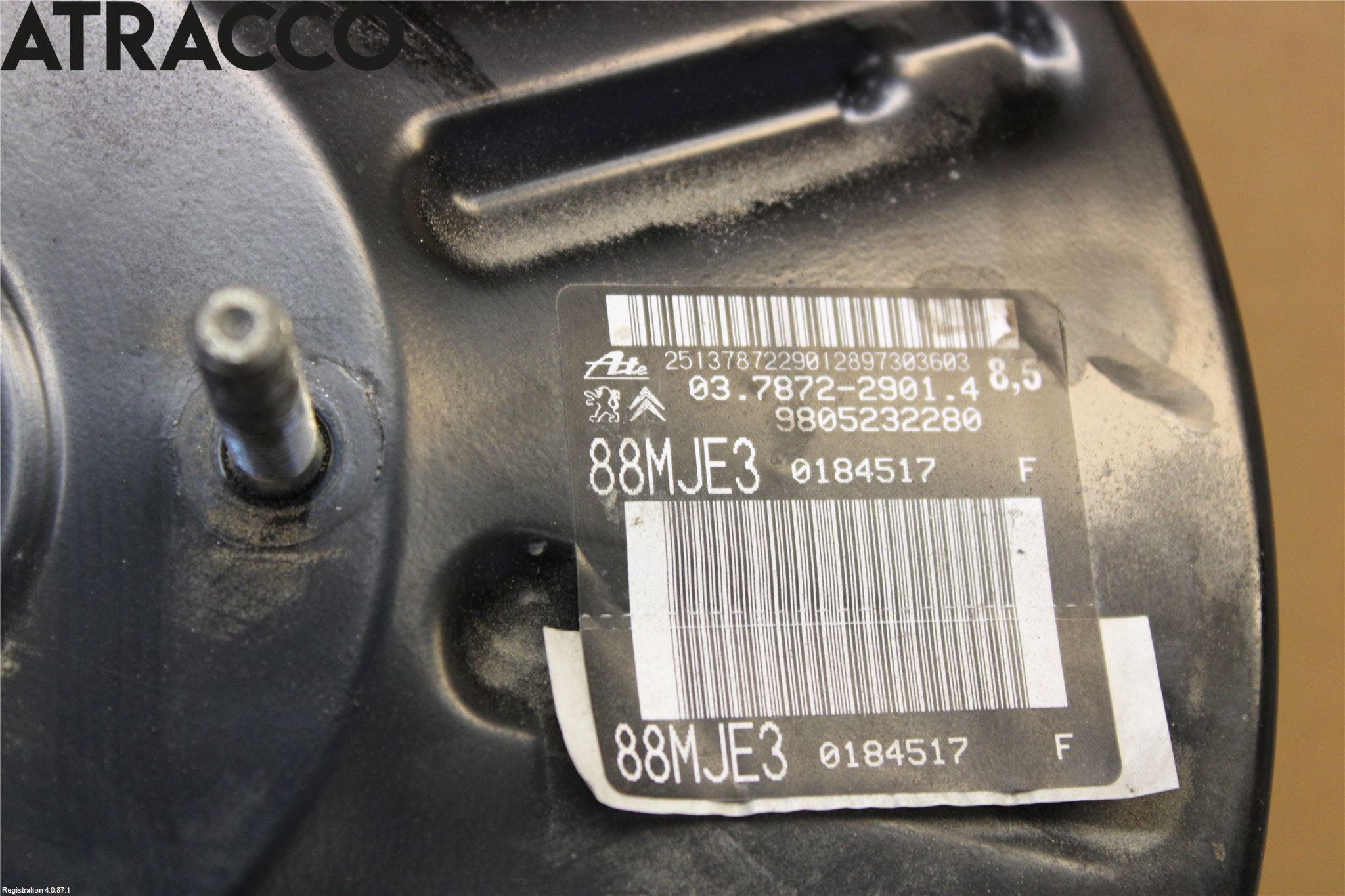 Citroen JUMPY/E-JUMPY 16- Bremseservo