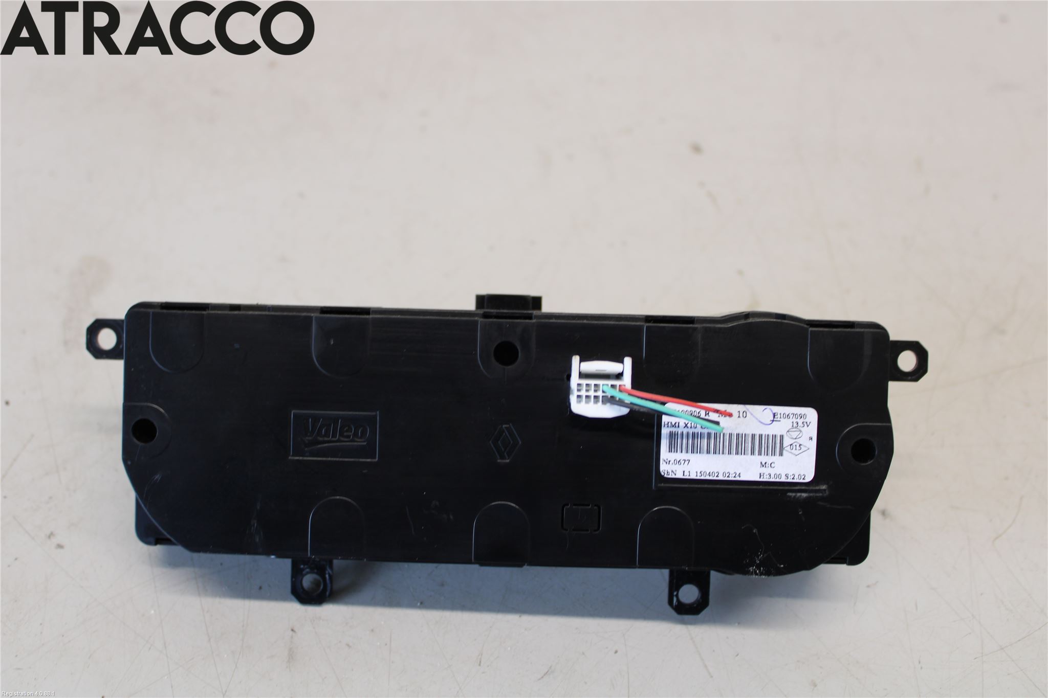 Renault ZOE/E-TECH 13- Varme Ac Betjening-Display