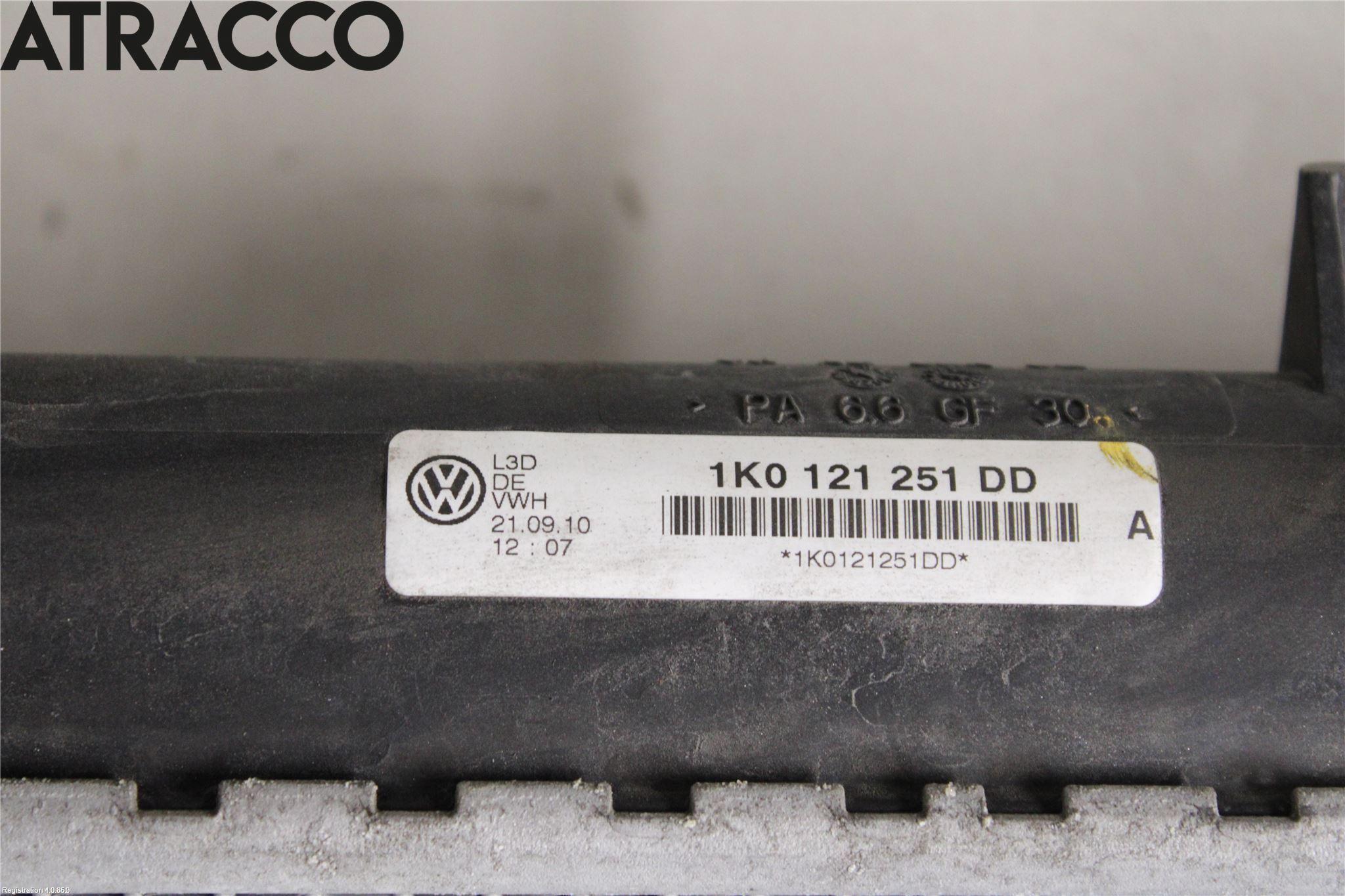 Volkswagen VW GOLF VI 09-13 Radiator Manuell