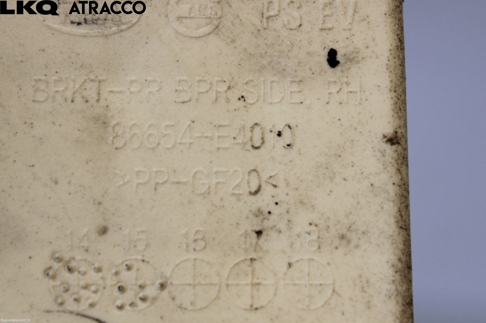 Kia SOUL 09- Støtfangerfeste Bak Høyre