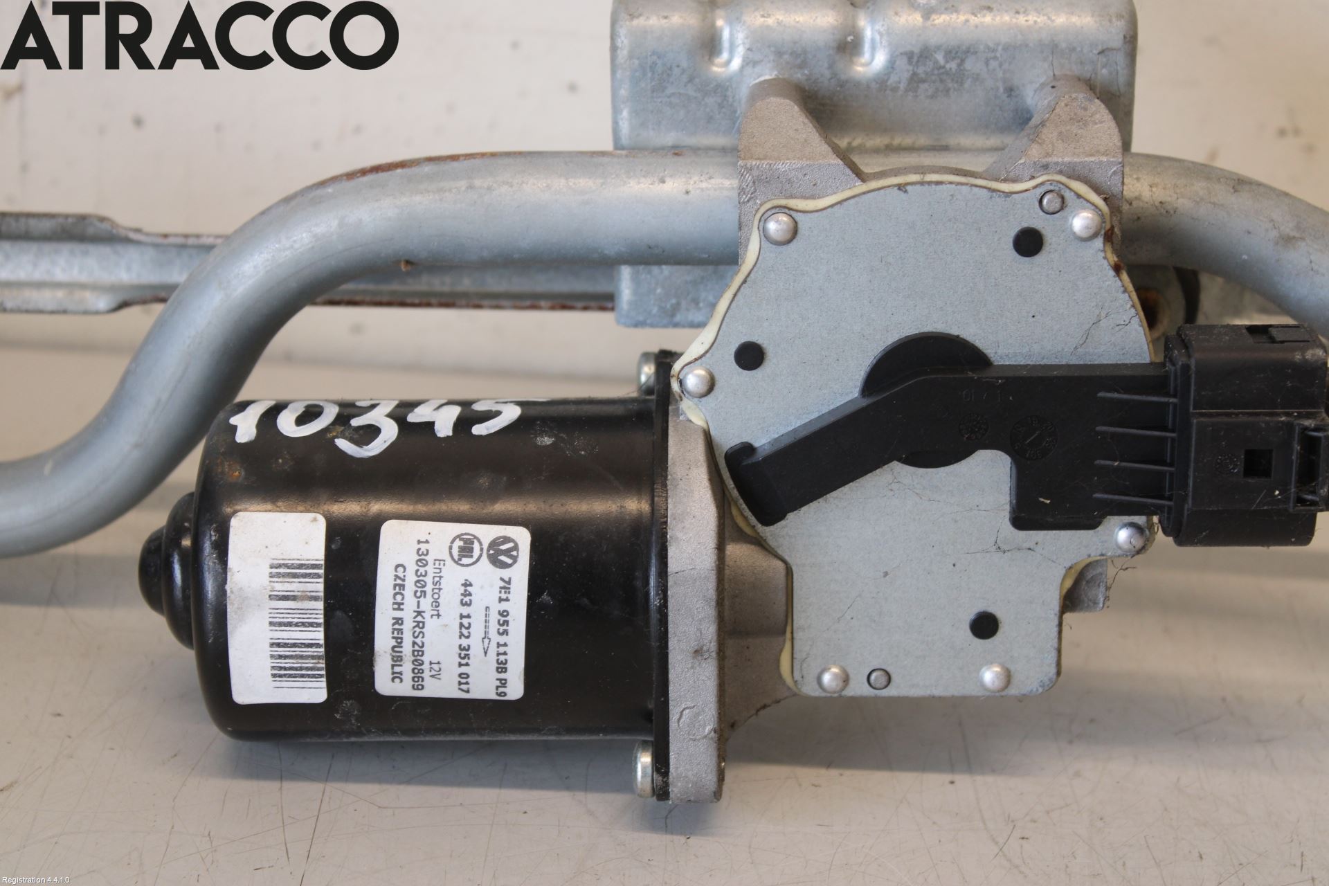 Volkswagen VW TRANSP/CARAVELLE (T5) 04-15 Viskermotor Frontrute