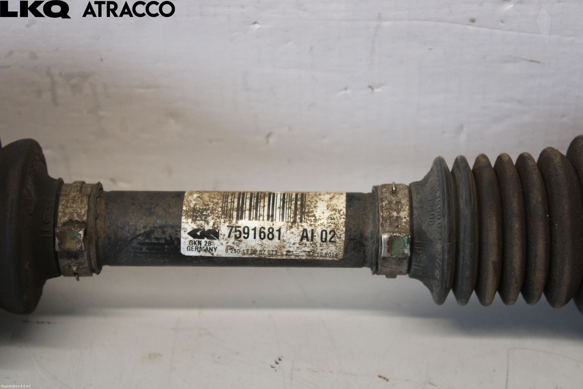 BMW X1 E84 10-15 Drivaksel Foran Kompl Venstre