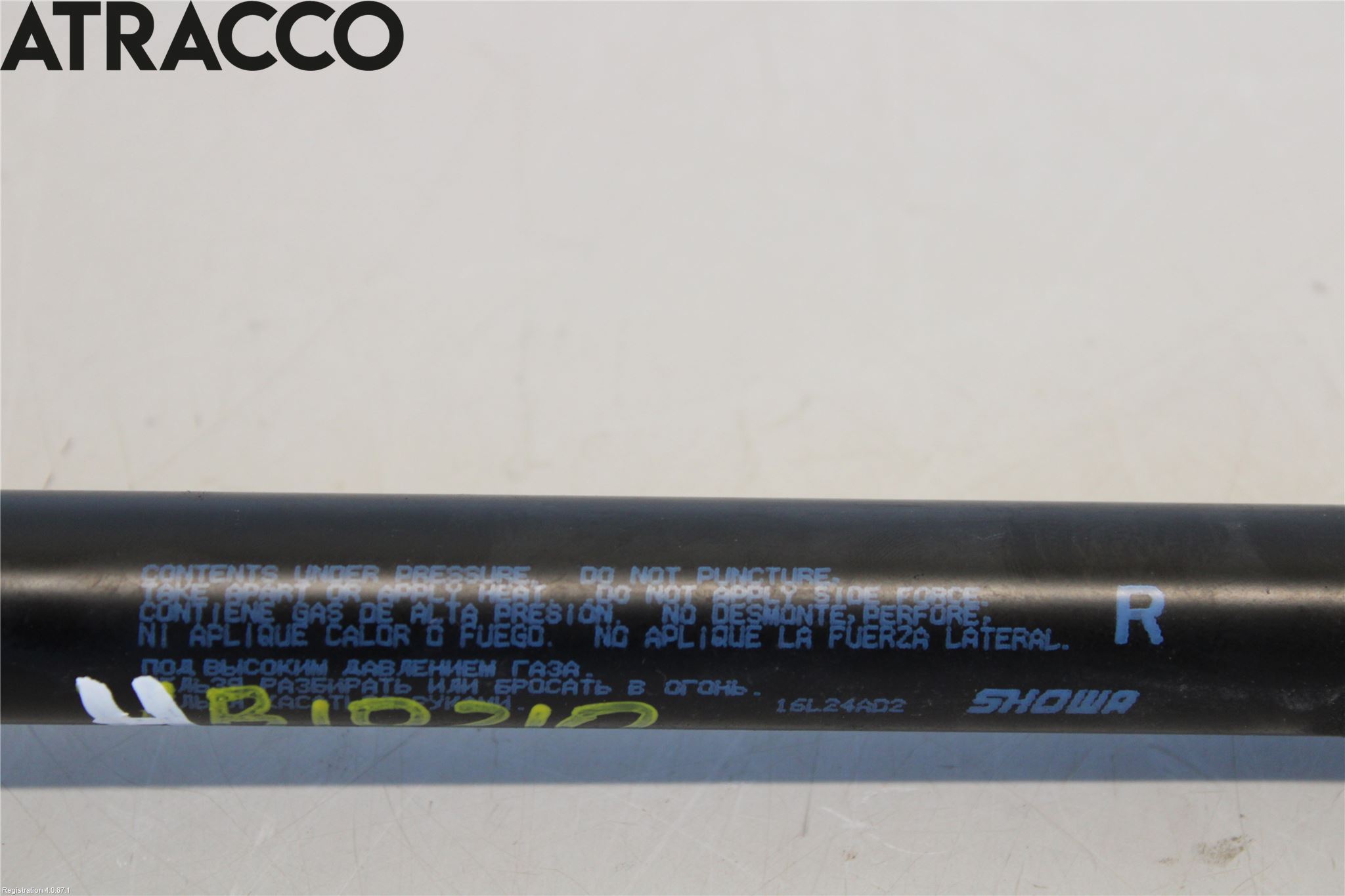 Mitsubishi ASX 10-22 Bakluke Demper-Gassfjær