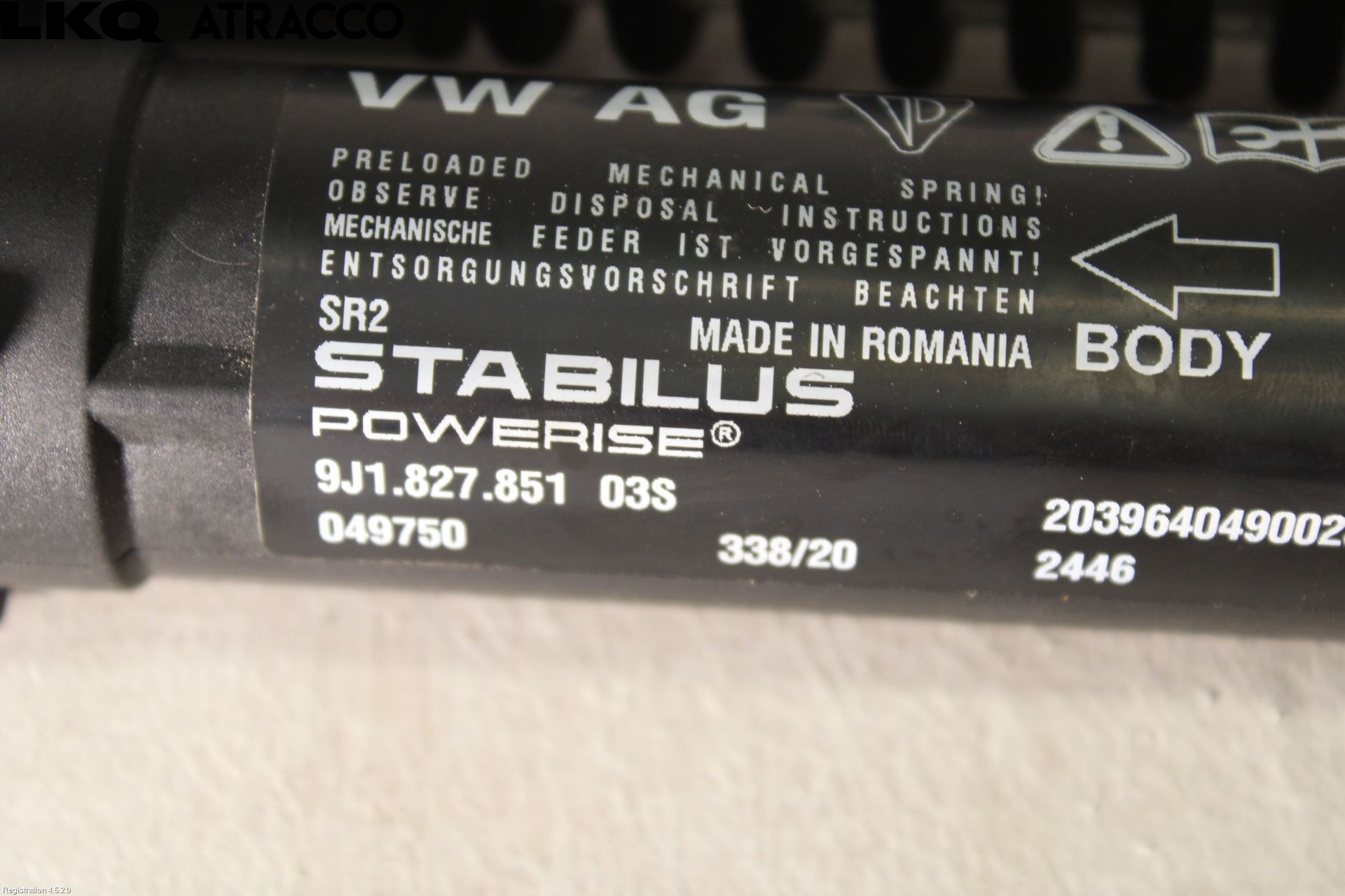 Porsche TAYCAN 20- Baklukeåpner Automatisk