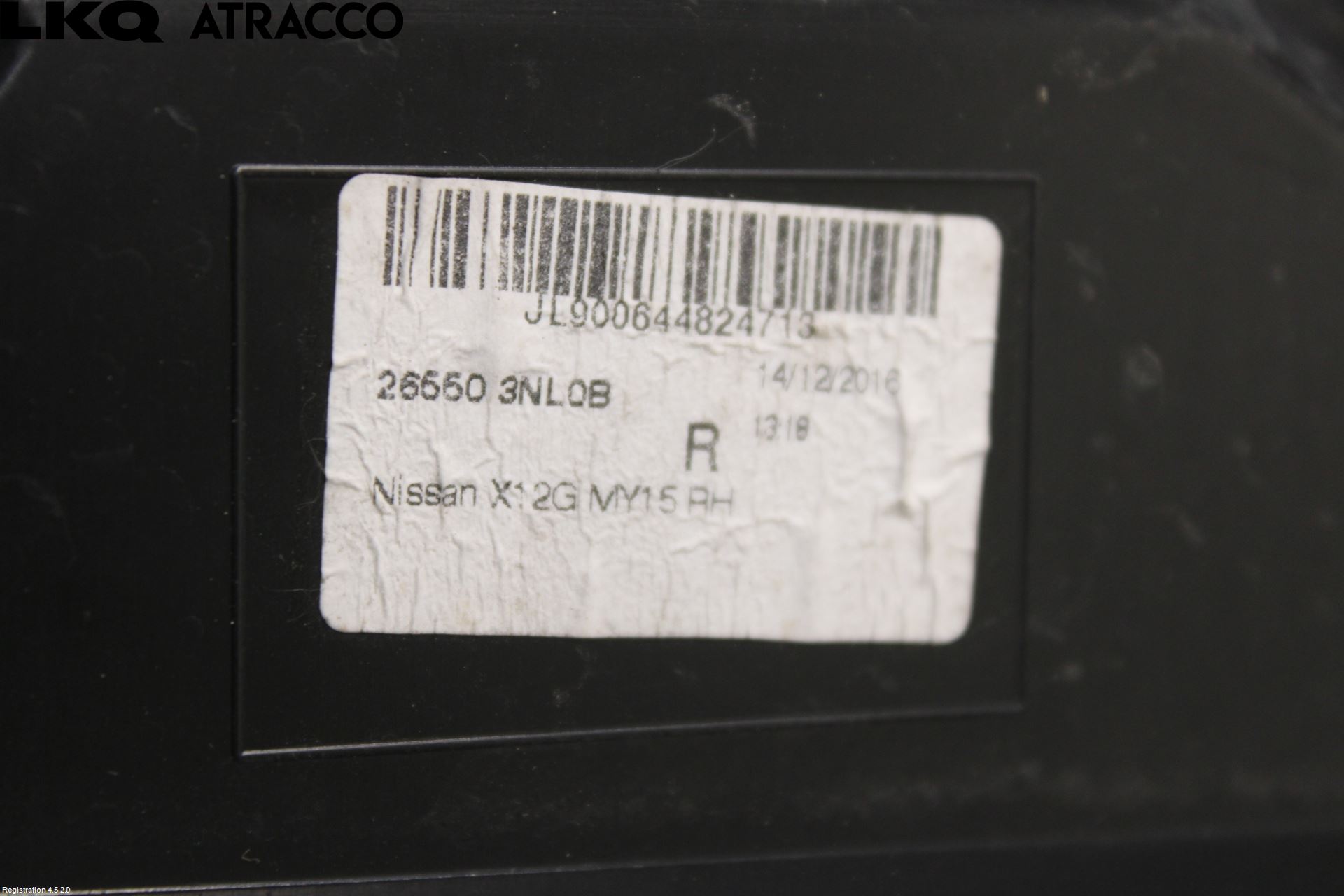 Nissan LEAF 11-17 Baklykt Høyre