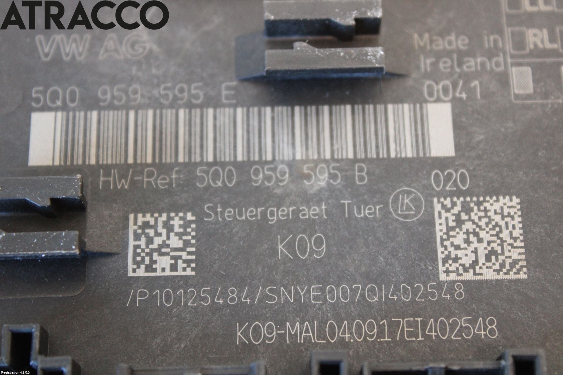 Audi Q2/SQ2 17- Styreenhet Dør