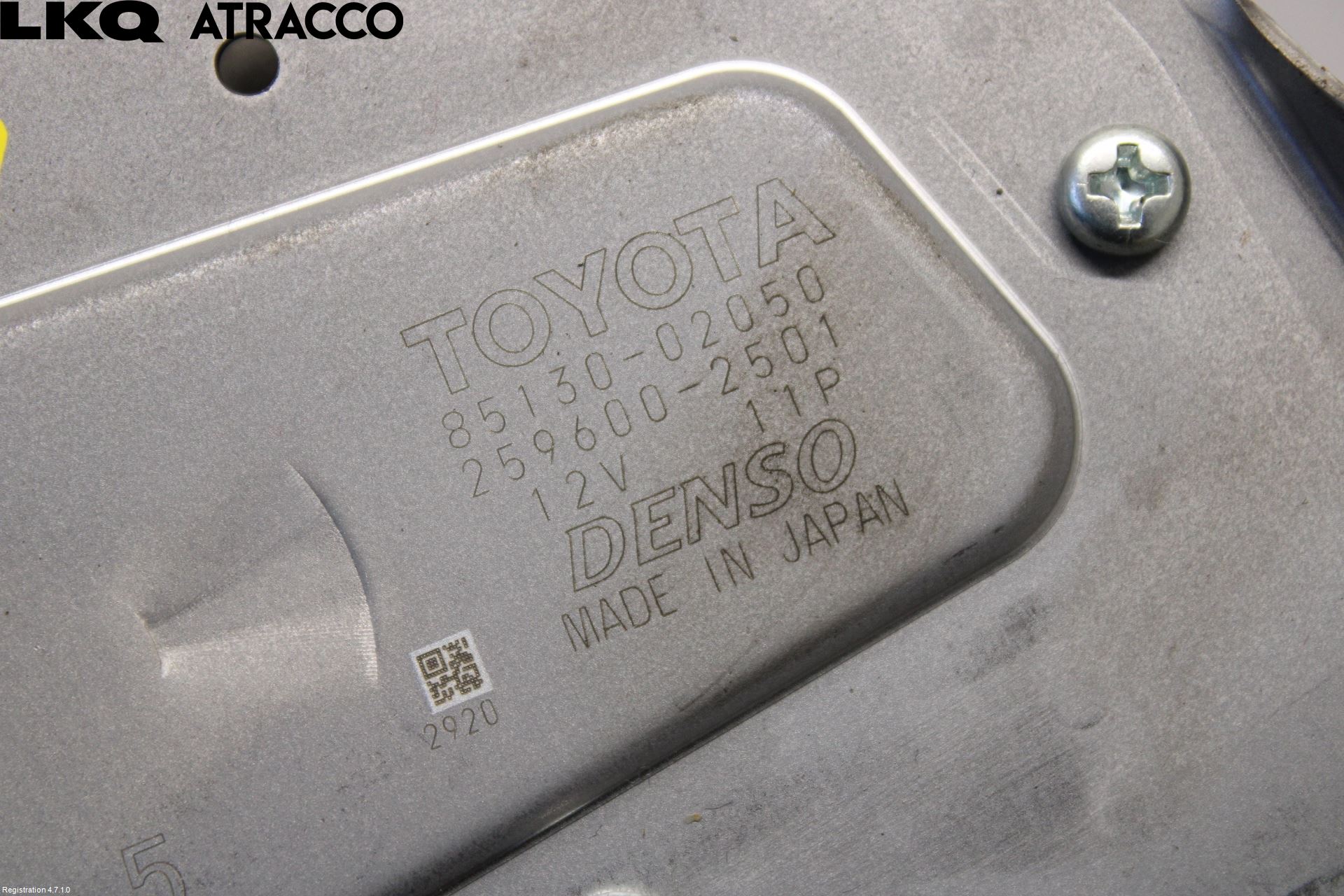 Toyota AURIS 13-19 Viskermotor Bakluke