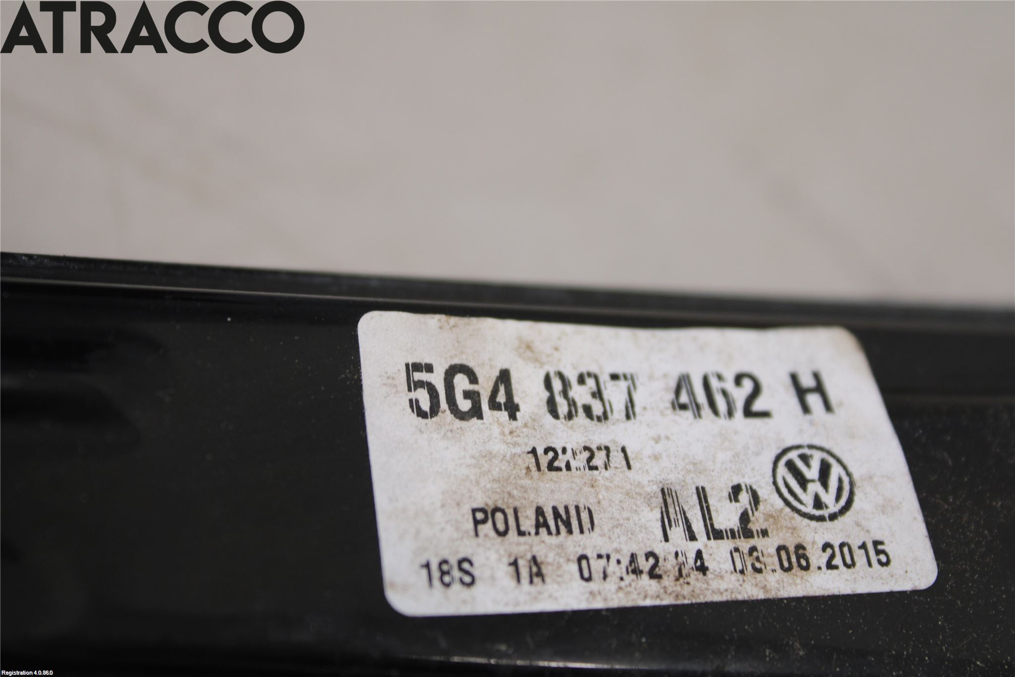 Volkswagen VW GOLF / E-GOLF VII 13-20 Vindusheis