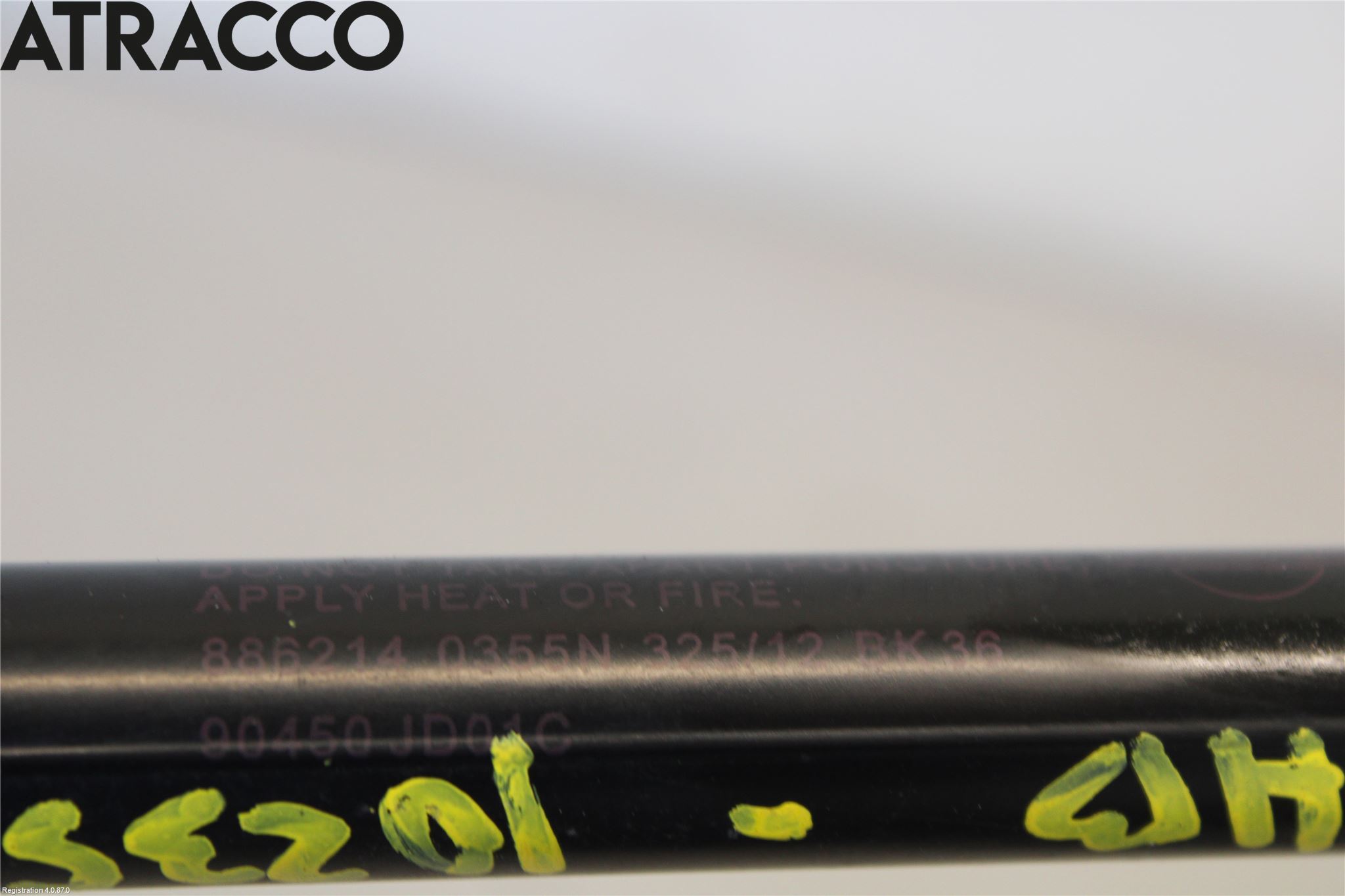 Nissan QASHQAI 10-14 Bakluke Demper-Gassfjær