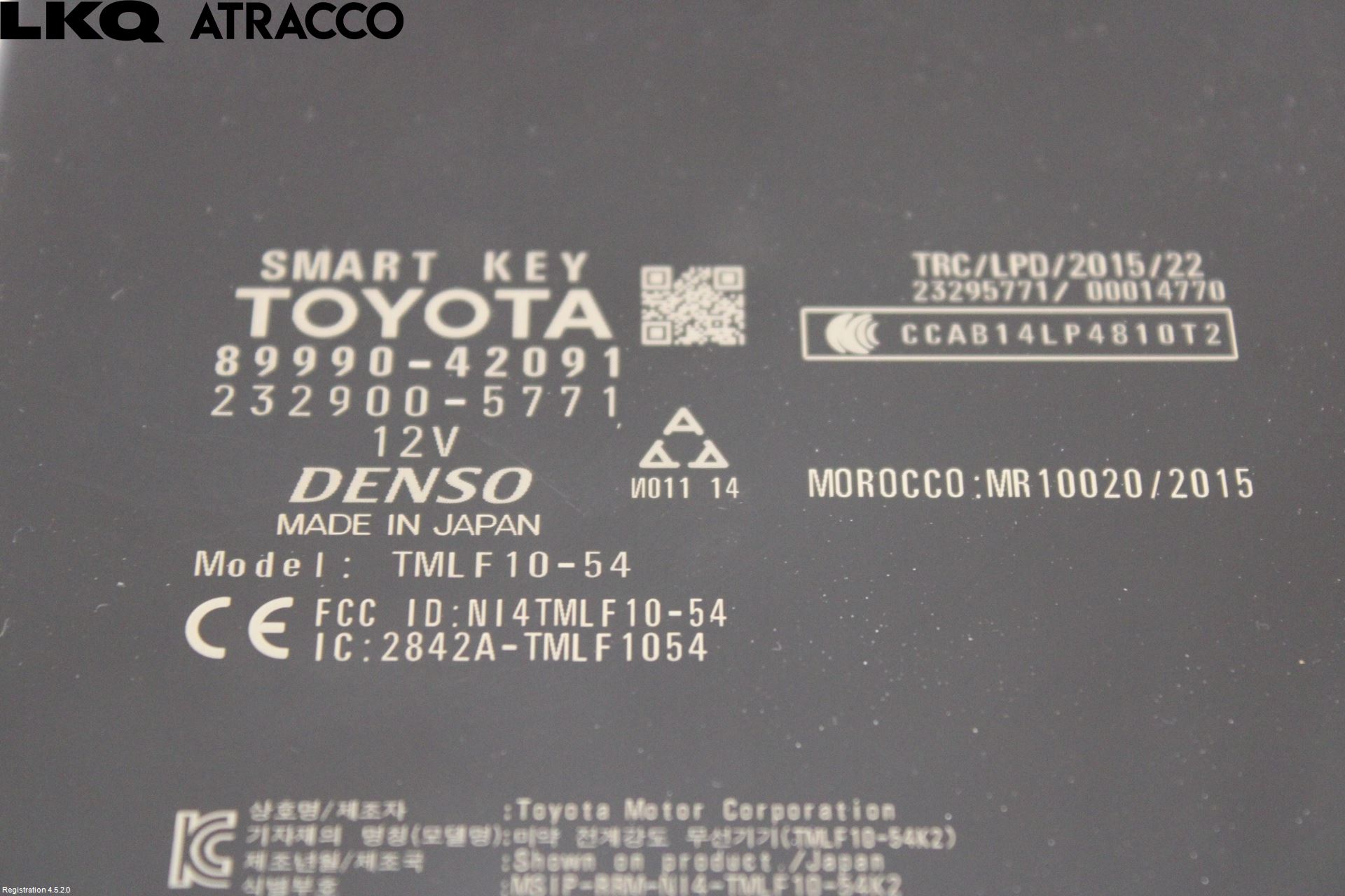 Toyota RAV4 13-18 Styrenhet Nyckellös System