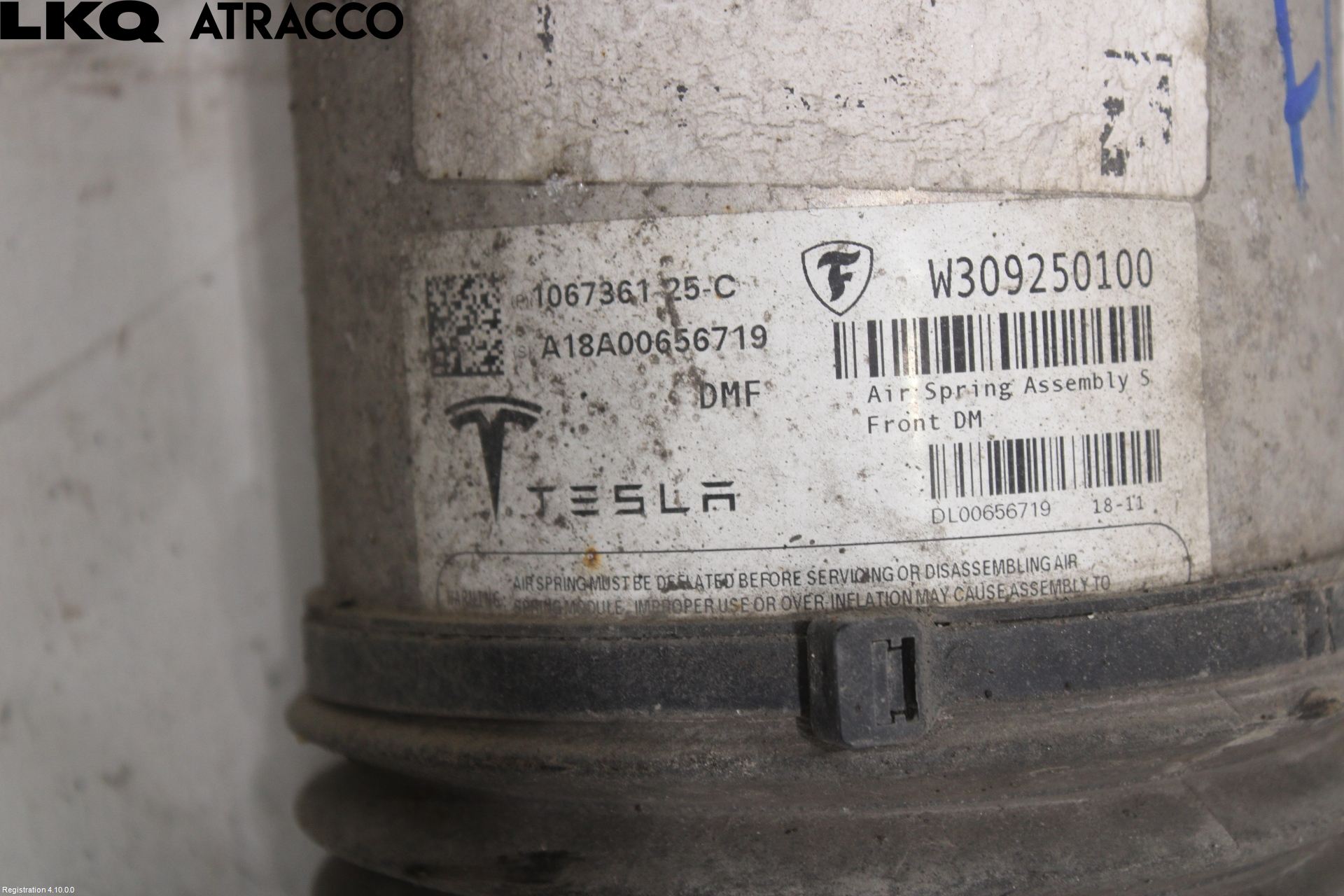 Tesla MODEL S 13- Nivåreg Belg - Luftpute