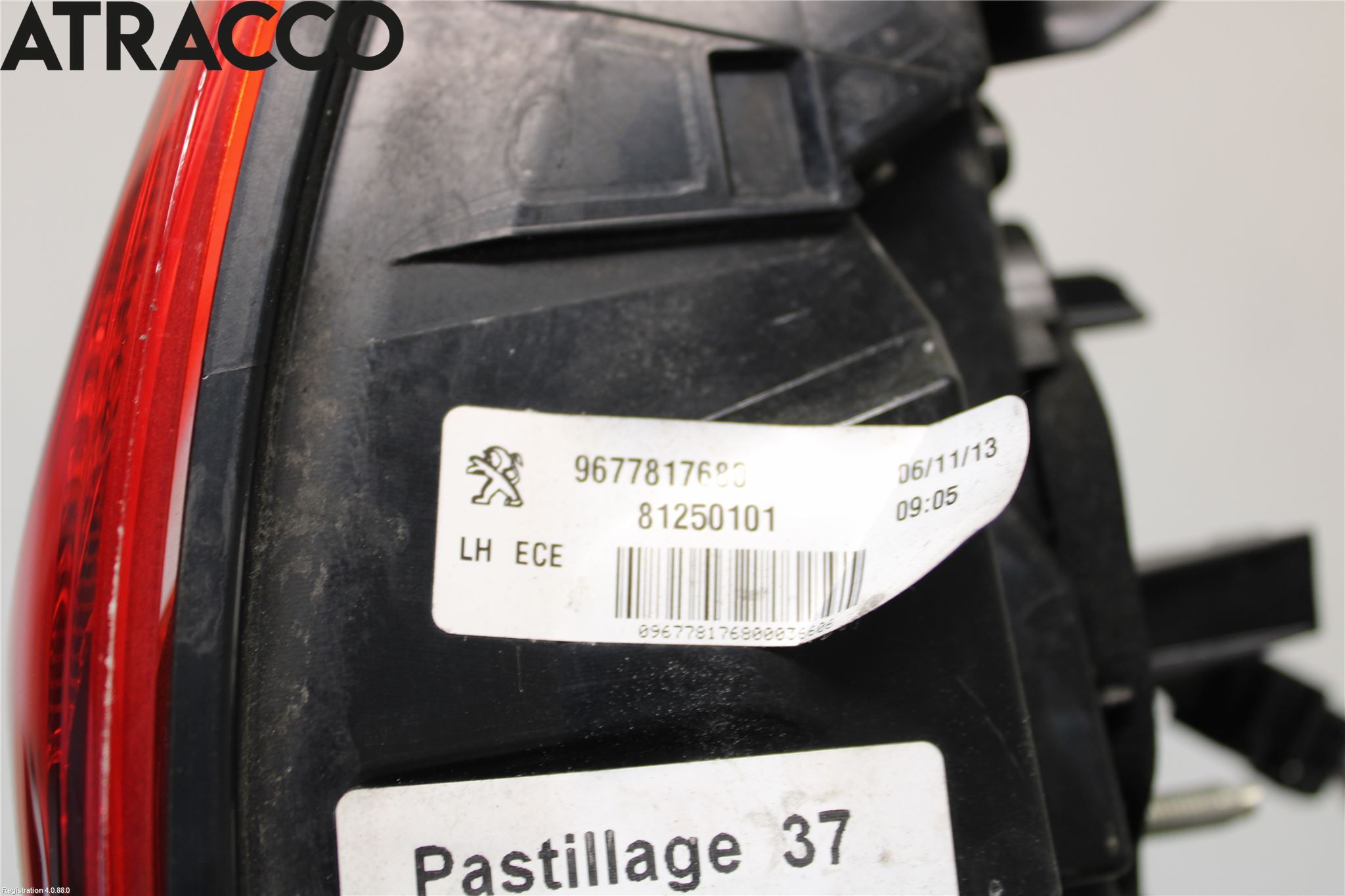 Peugeot 308 14-21 Baklykt Venstre