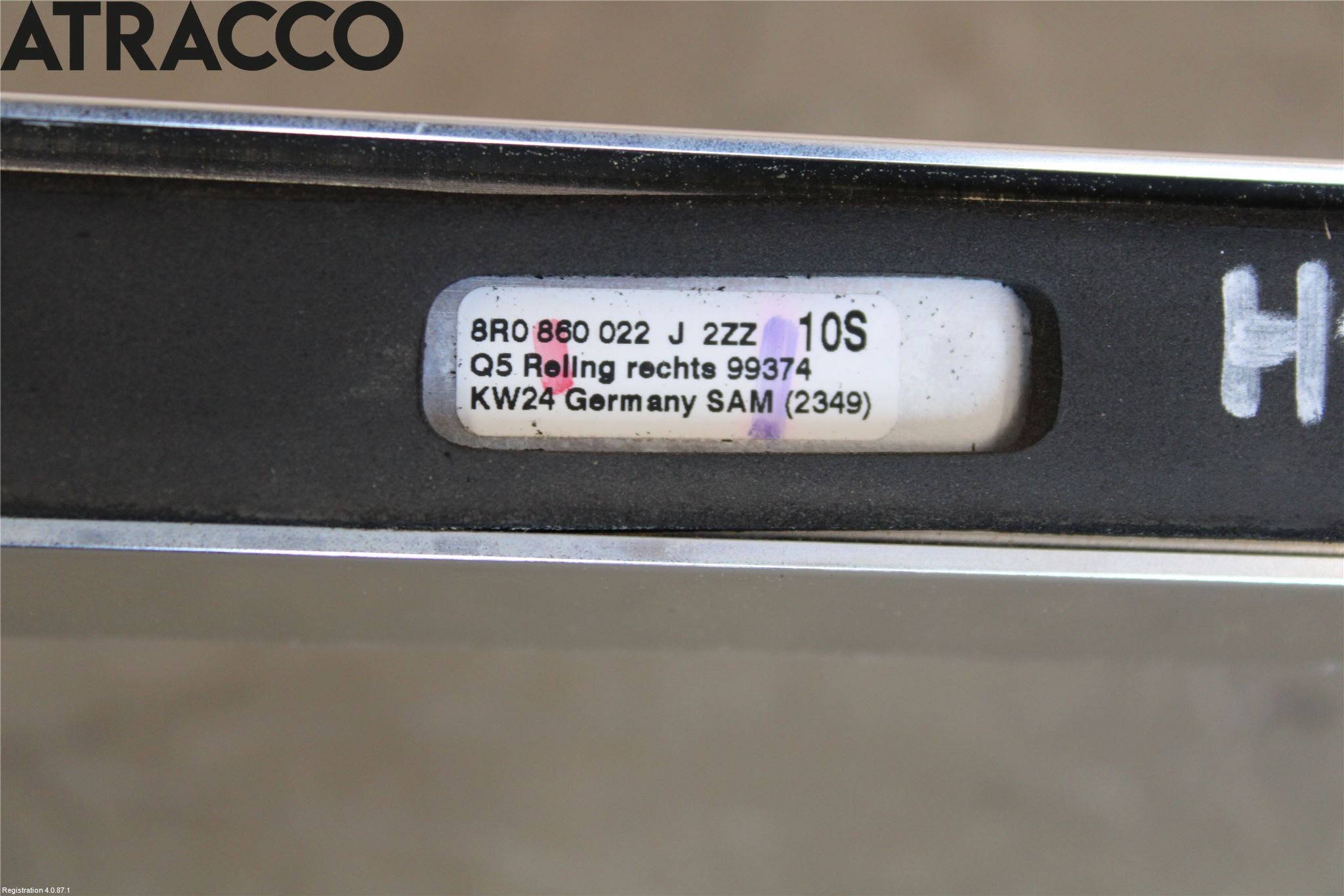 Audi Q5 09-16 Takrails - Stativ