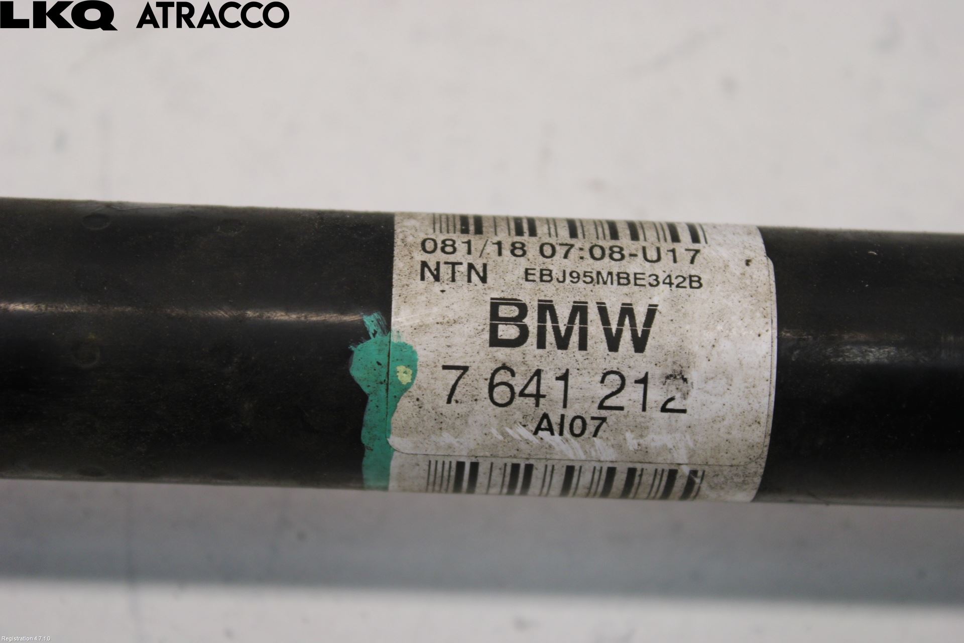 BMW i3 I01 13-22 Drivaksel Bak Kompl Høyre