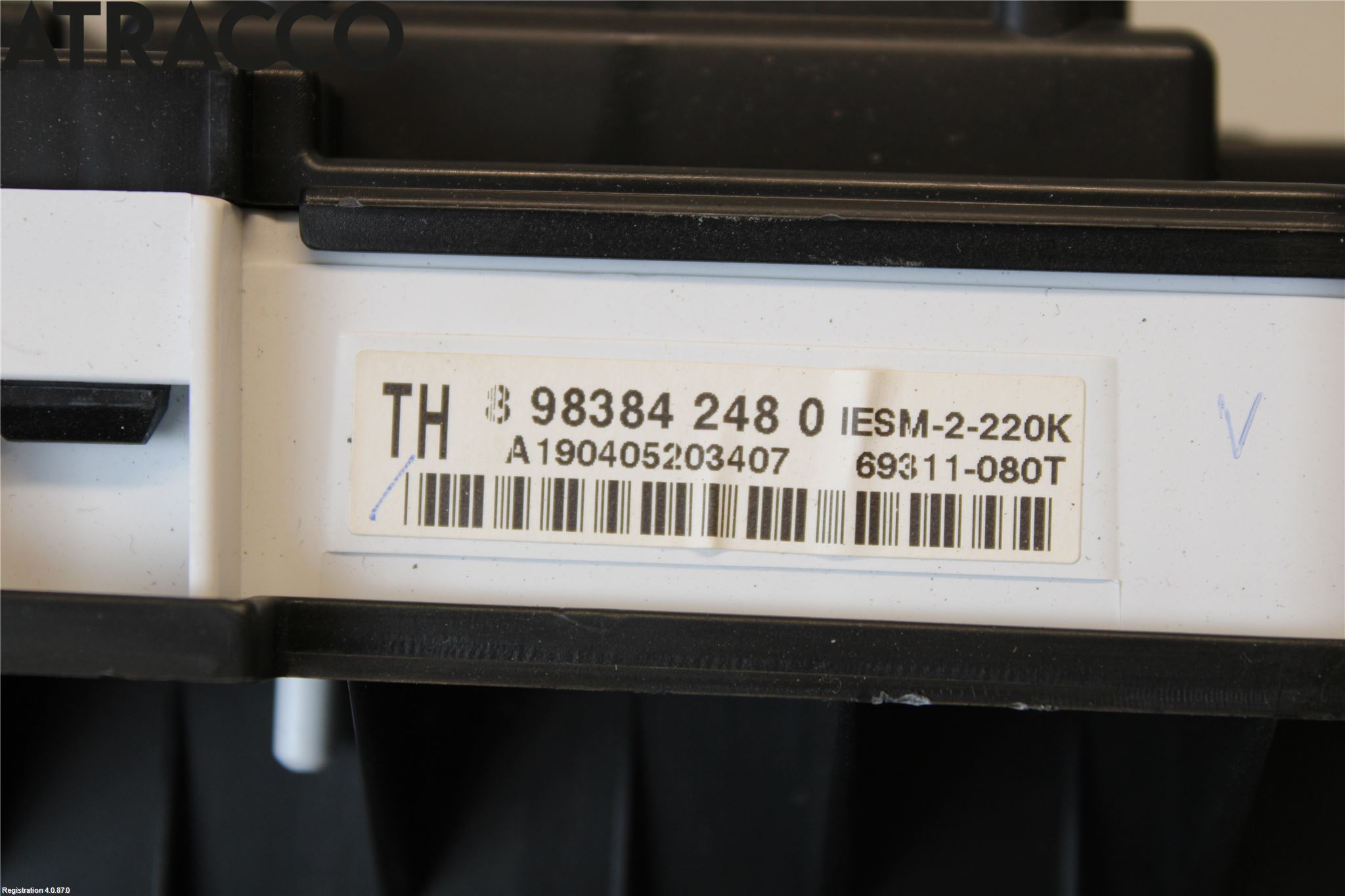 Isuzu D-MAX Instr Kombinert