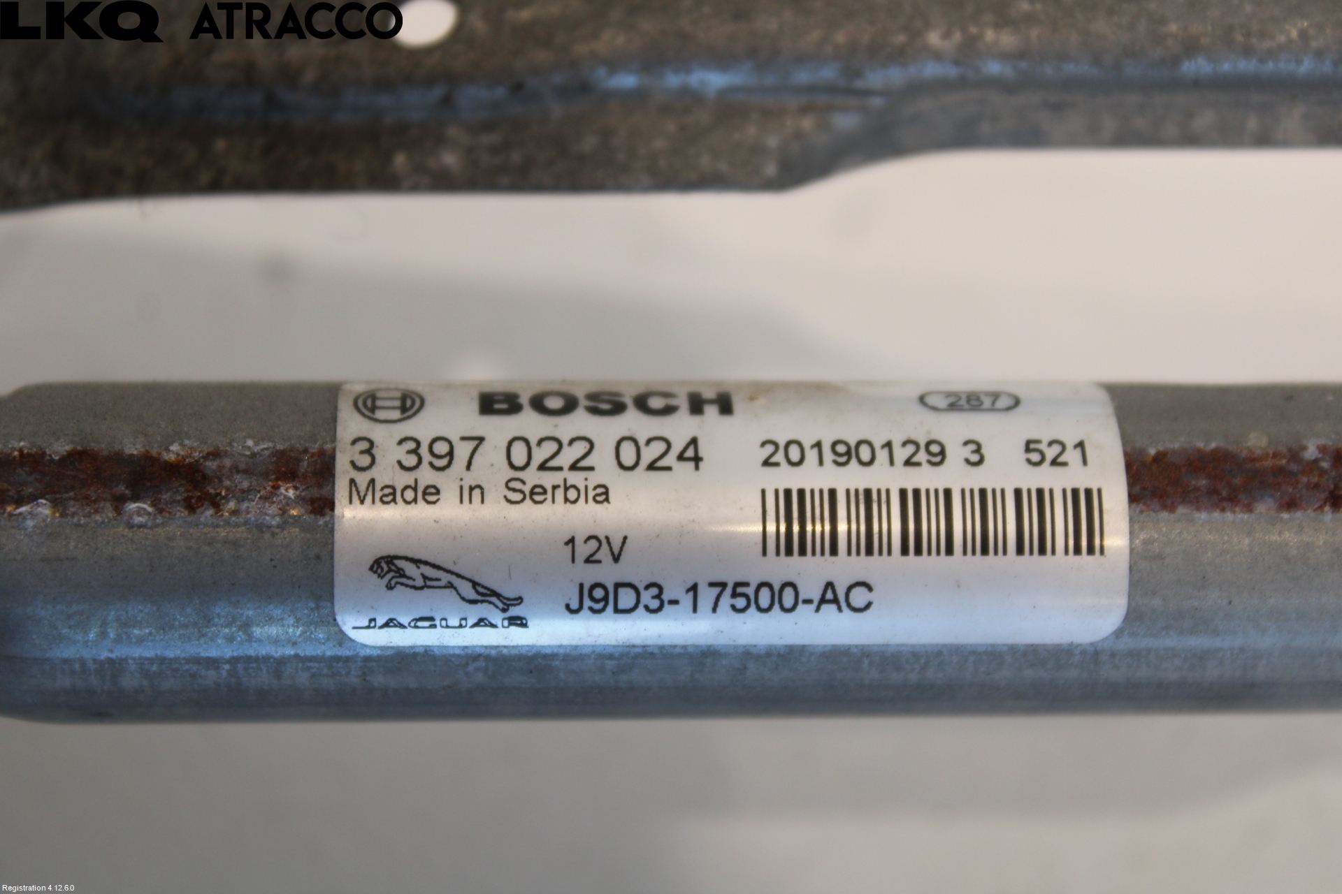 Jaguar I-PACE 18- Viskermotor Frontrute