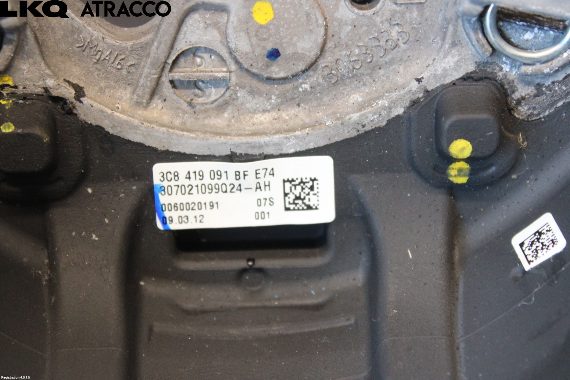 Volkswagen VW GOLF VI 09-13 Ratt