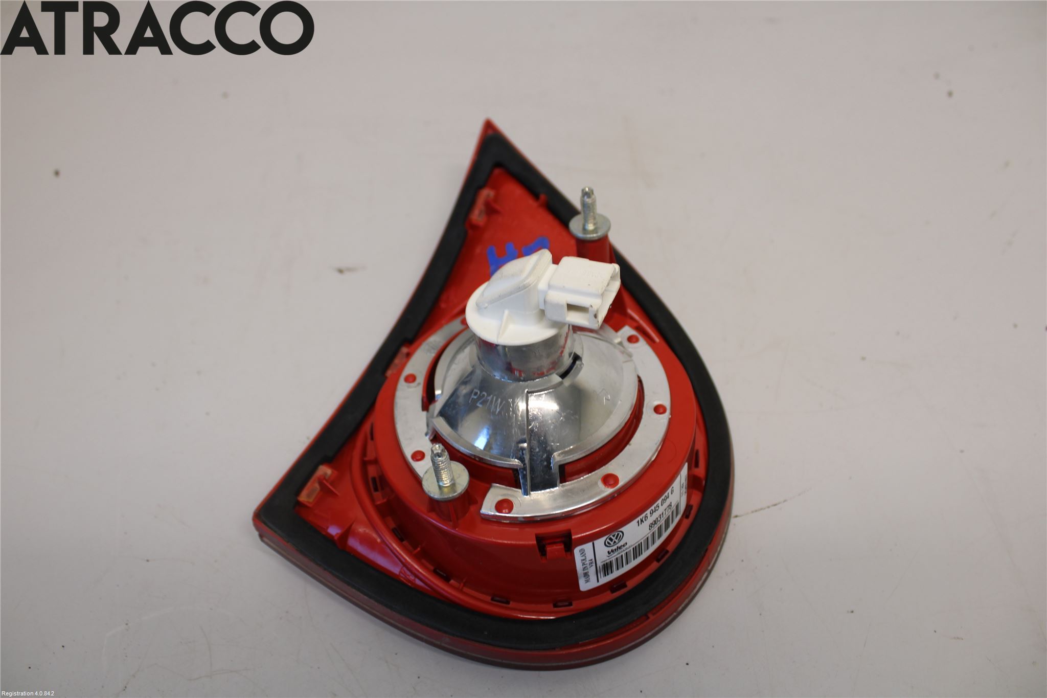 Volkswagen VW GOLF V 04-09 Baklykt Høyre  På Luke(Indre)