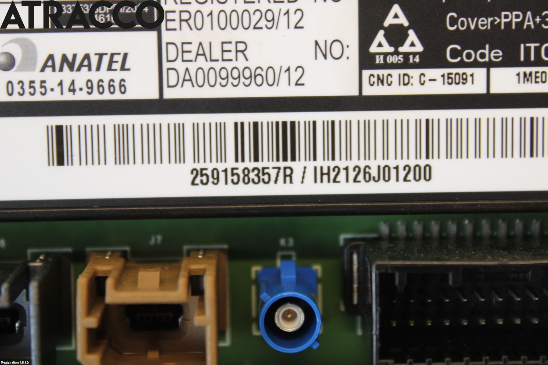 Renault ZOE/E-TECH 13- Multifunktionsdisplay