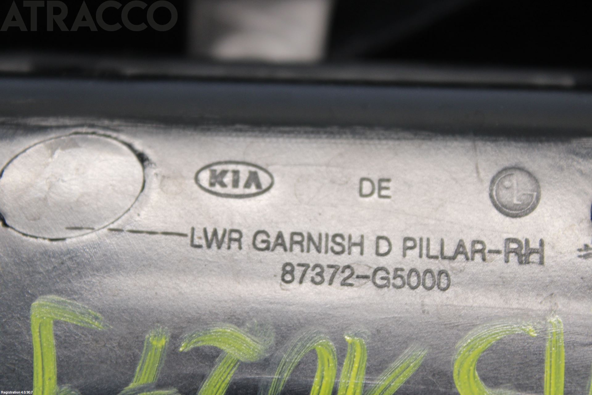 Kia NIRO (DE) 17-22 List Bak-Bakluke