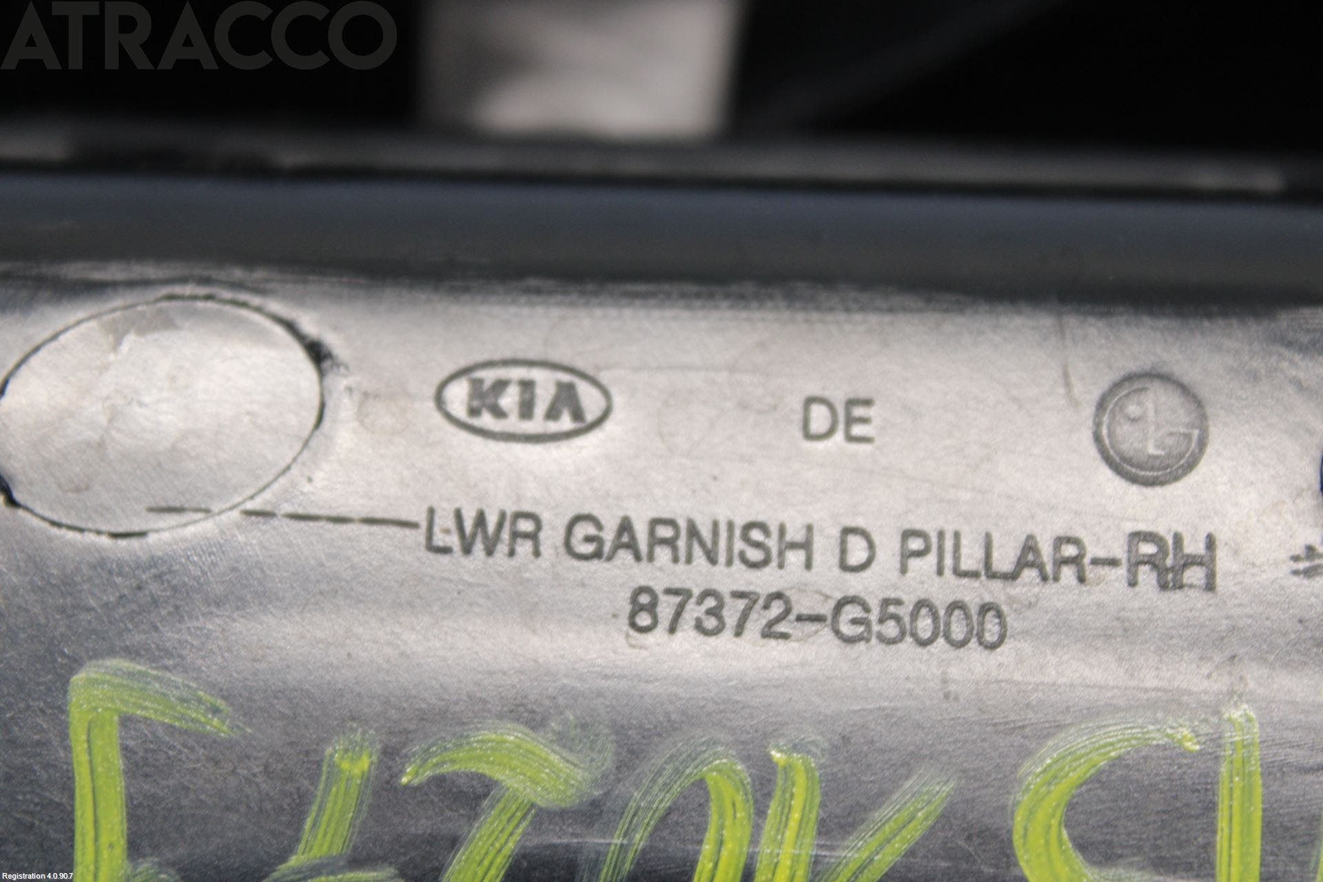 Kia NIRO (DE) 17-22 List Bak-Bakluke